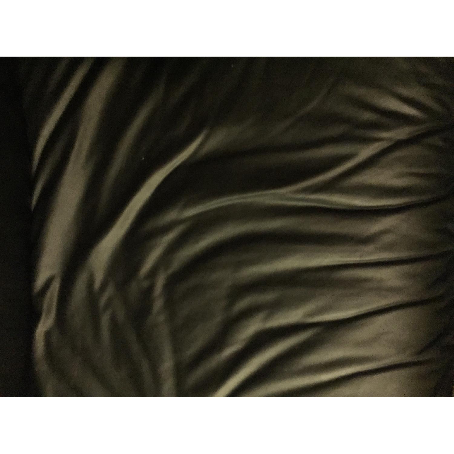 Black Leather Pull Out Couch - image-3