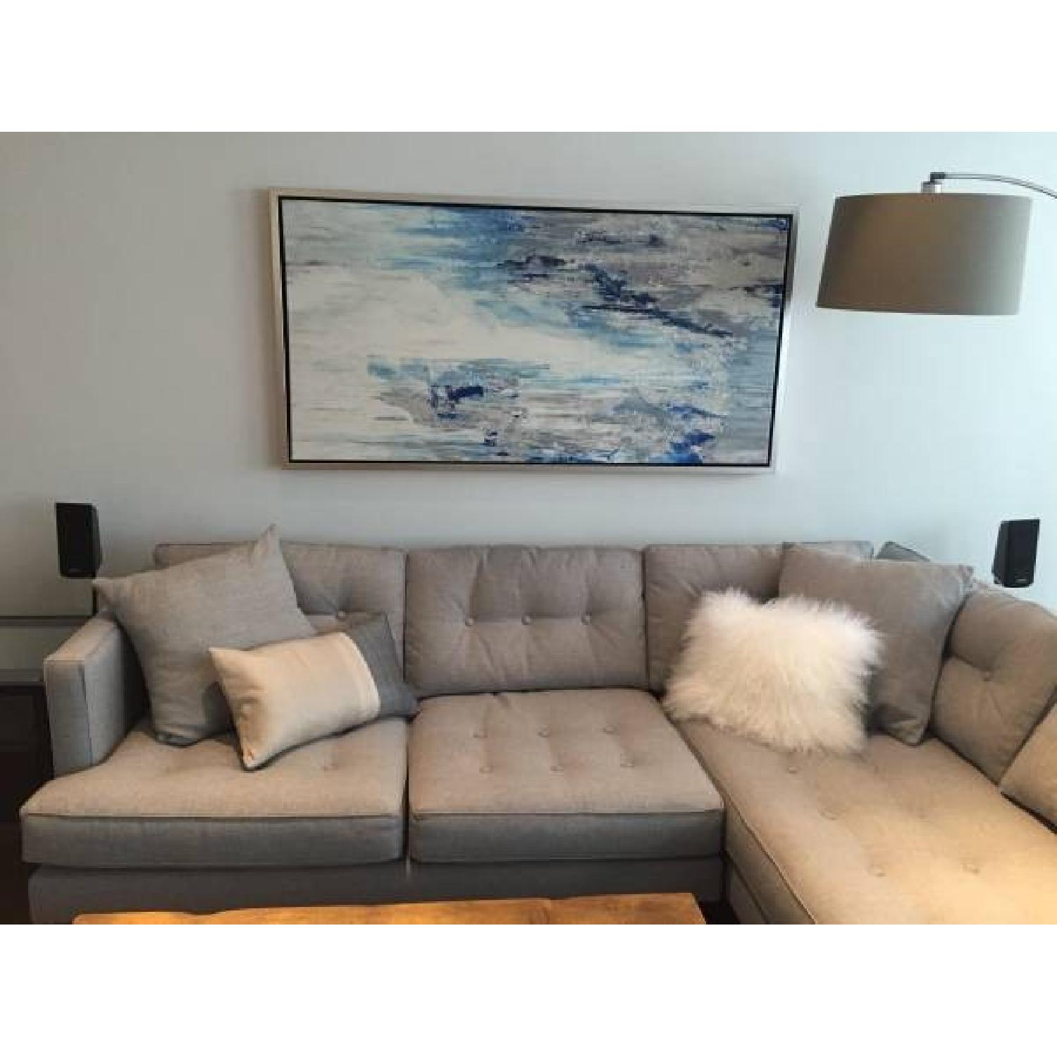 West Elm Peggy Sectional Sofa - image-1