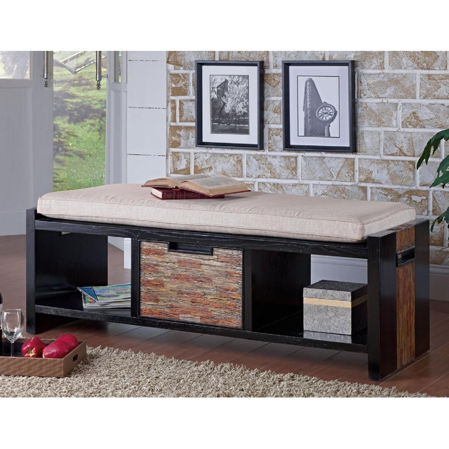 Transitional Bench Designe Gallerie Transitional Bench - AptDeco
