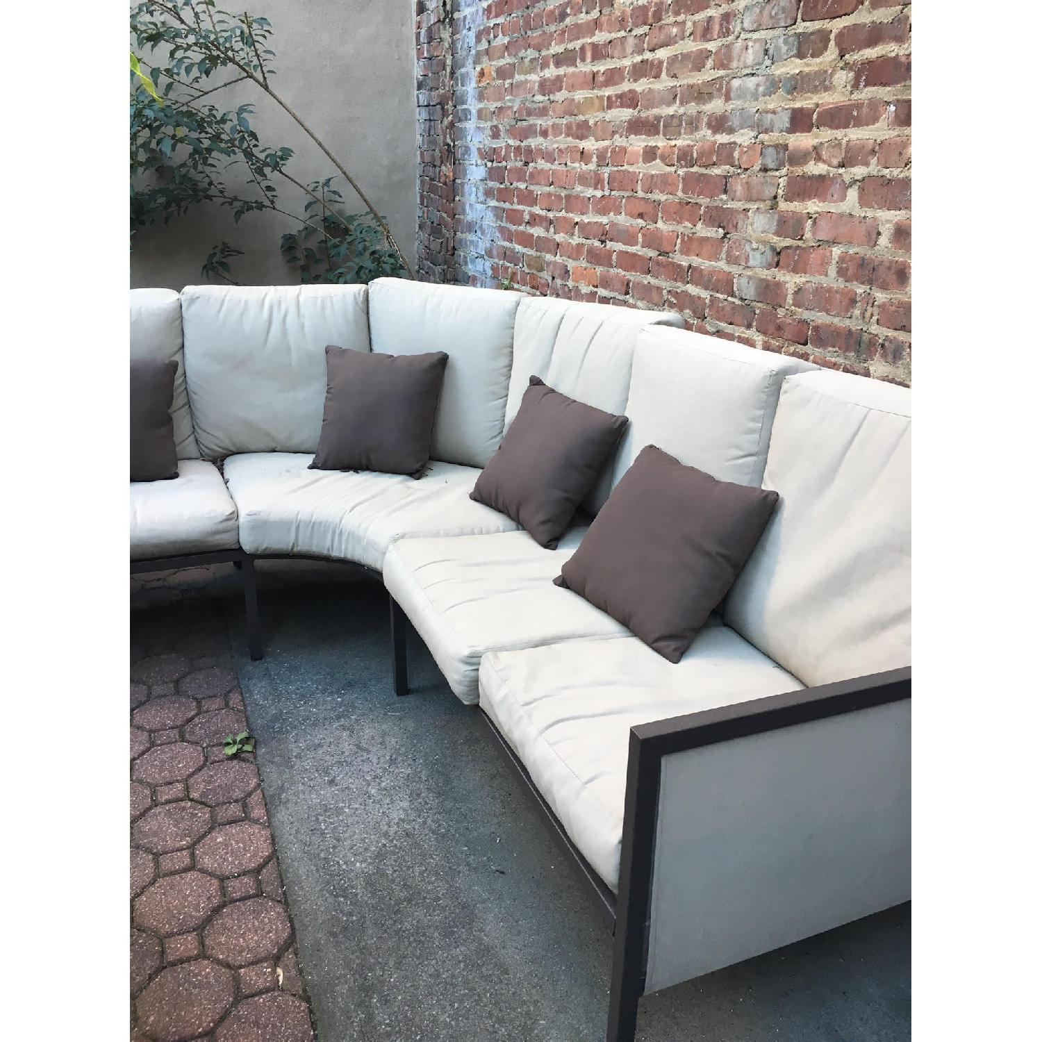 Outdoor Sectional Sofa + Coffee Table - image-3