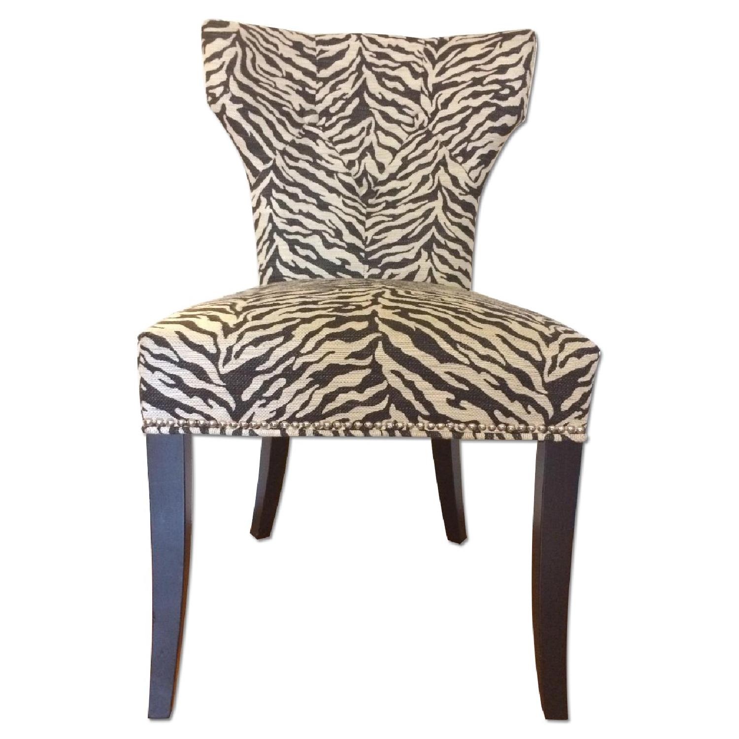 Zebra Print Chair Aptdeco