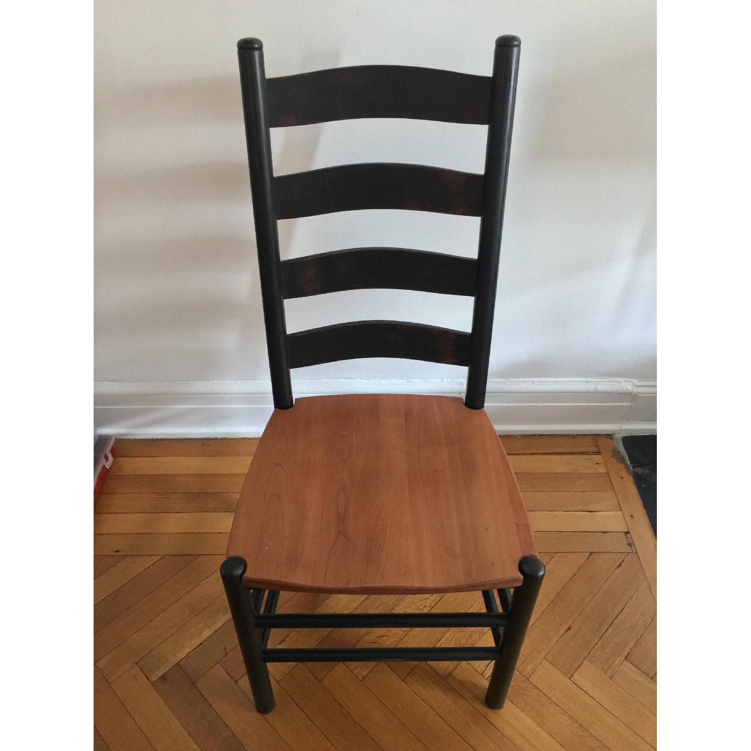 Amish Two-Tone Reclaimed Wood Dining Table w/ 6 Chairs - image-10