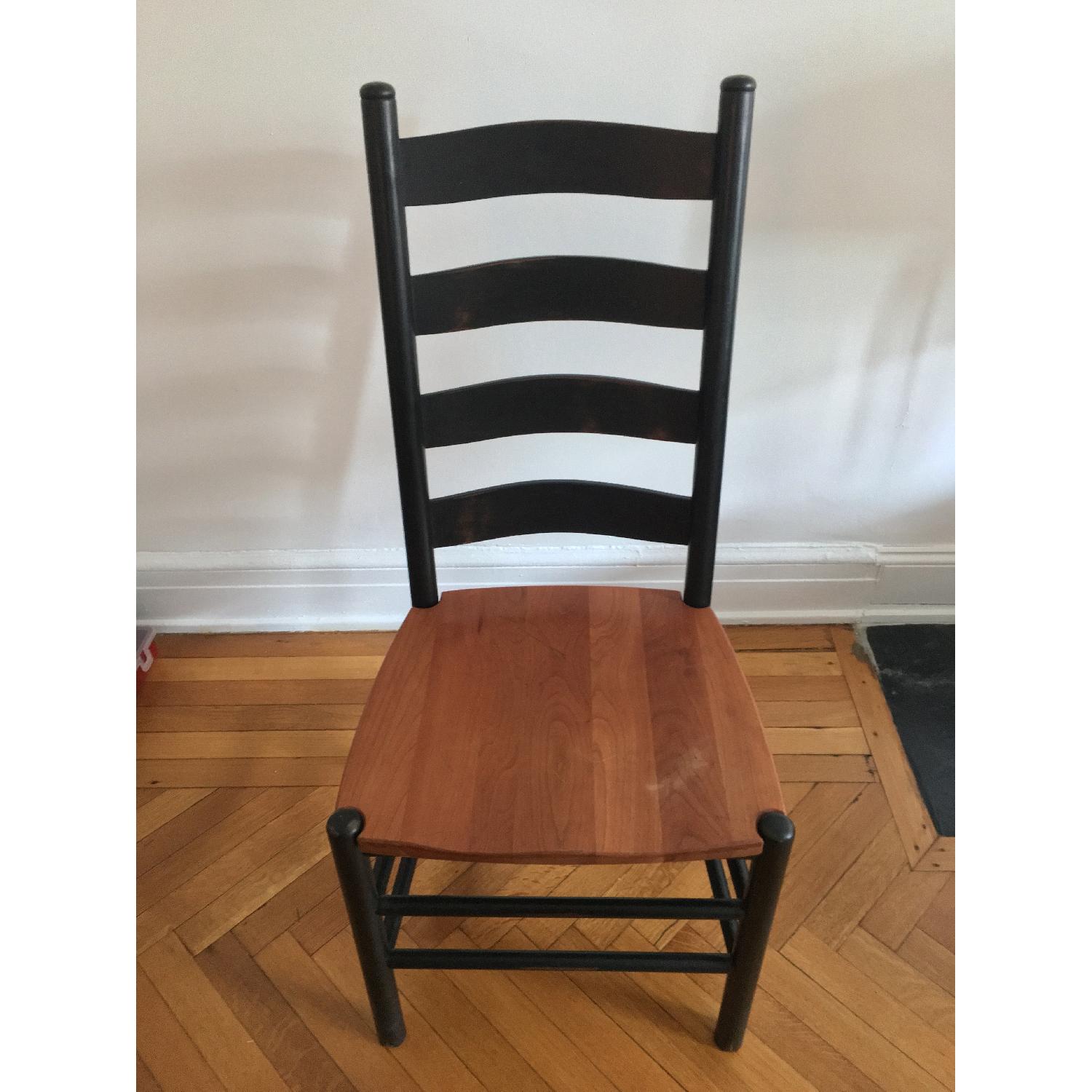 Amish Two-Tone Reclaimed Wood Dining Table w/ 6 Chairs - image-12