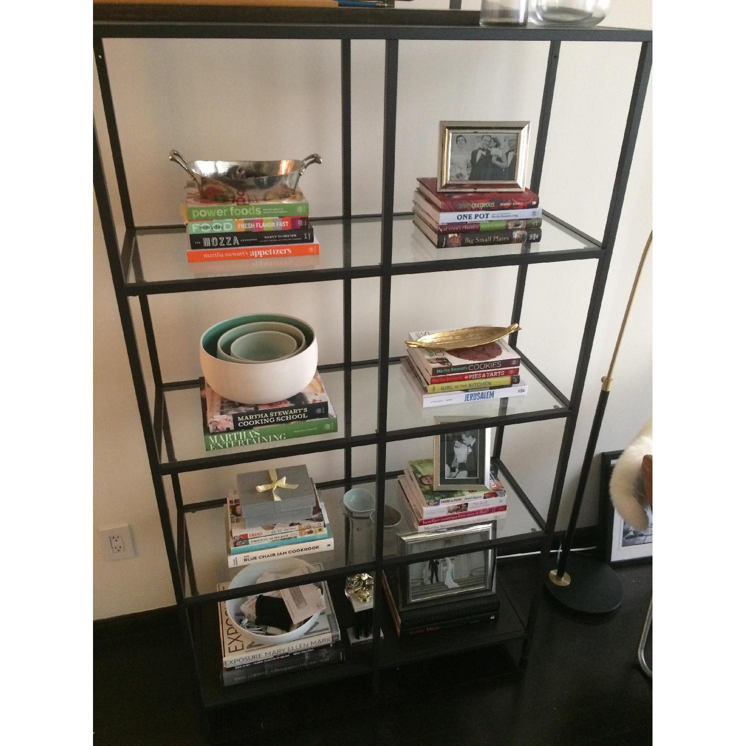Ikea Vittsjo Glass & Metal Shelf Unit - image-3