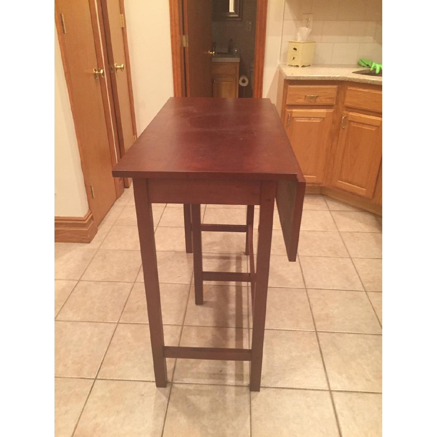 Counter Height Folding Kitchen Island/Dining Table - image-3