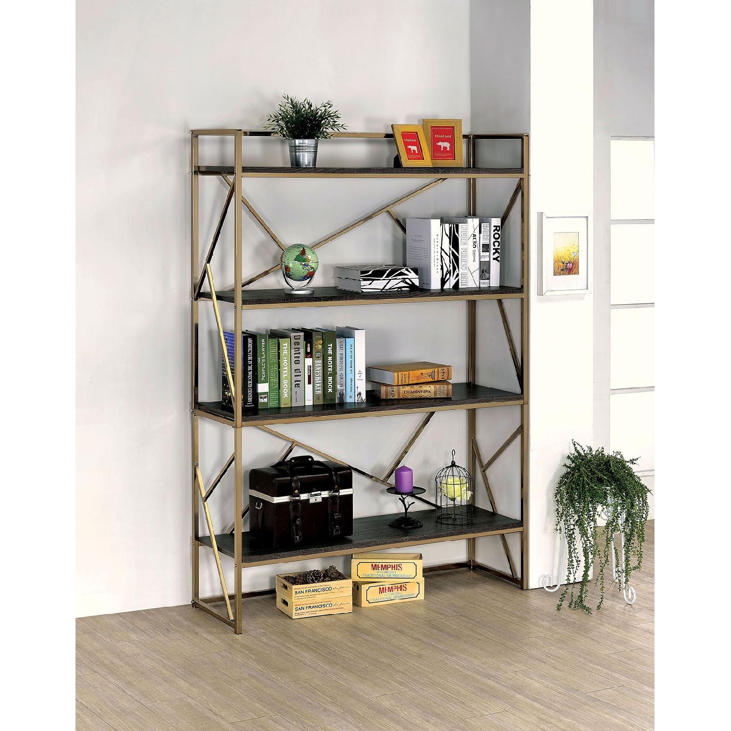 Gharana Furniture Champage Display Shelf - image-2