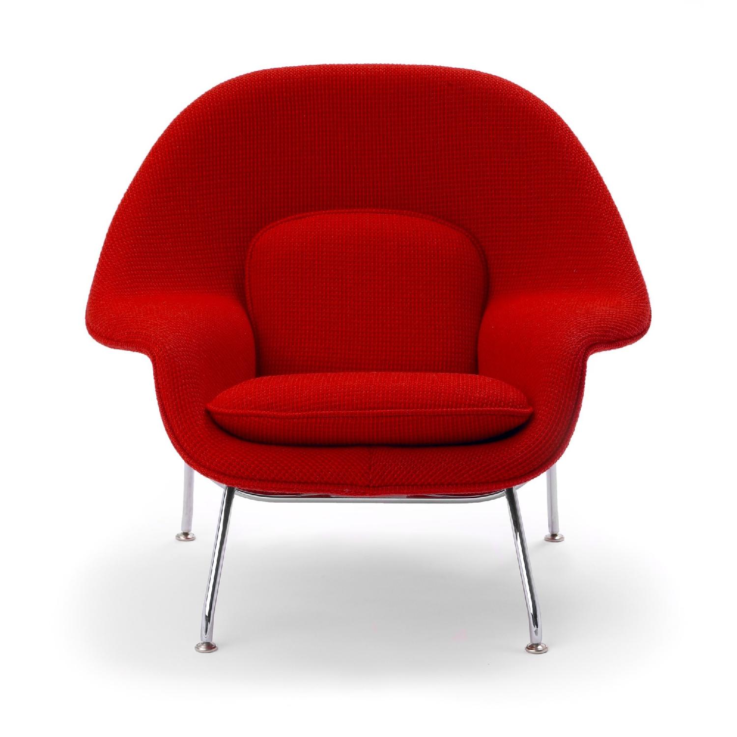 Womb Chair Replica in Red - image-1