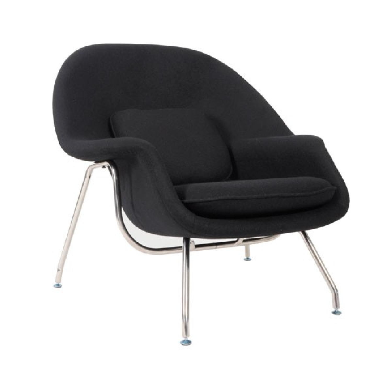 Womb Chair Replica in Dark Grey - image-1