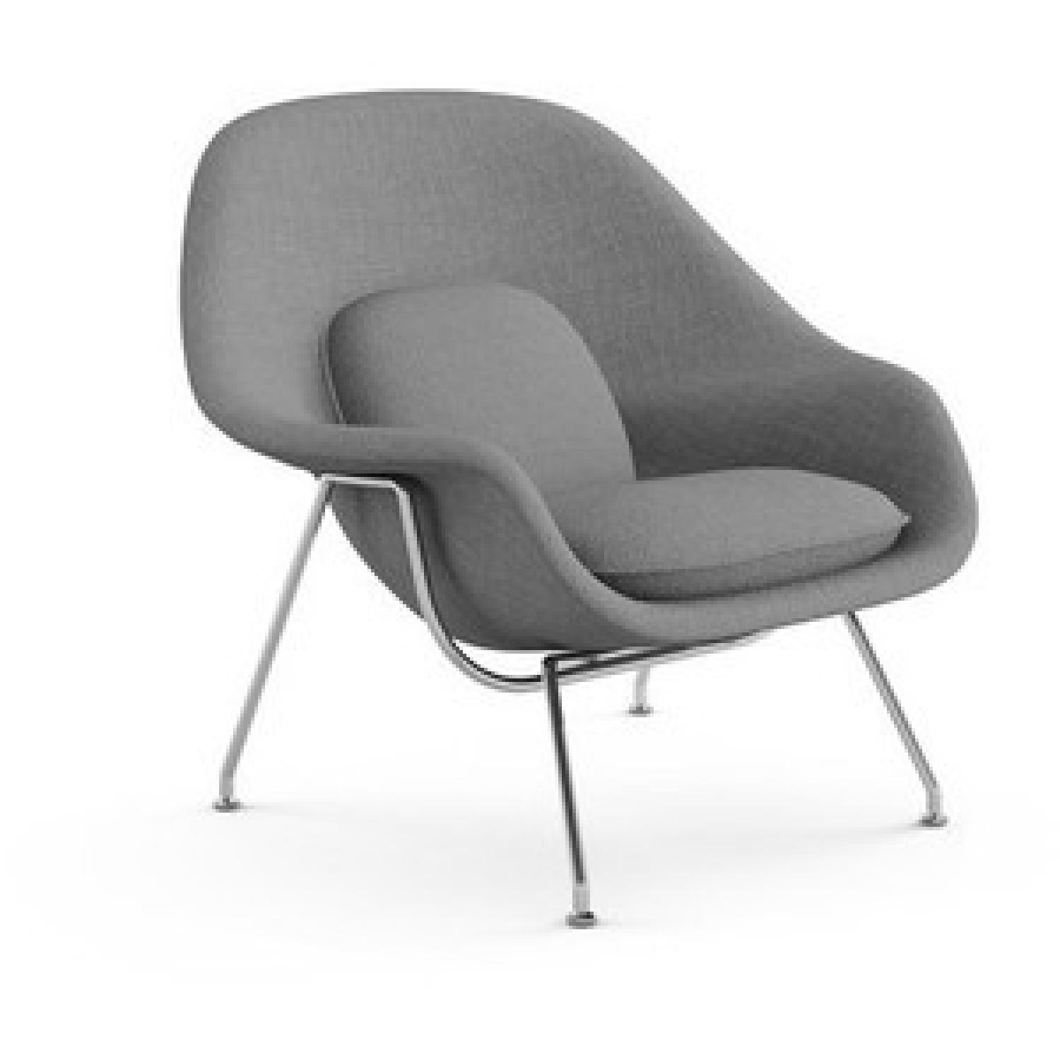 Womb Chair Replica in Grey - image-2