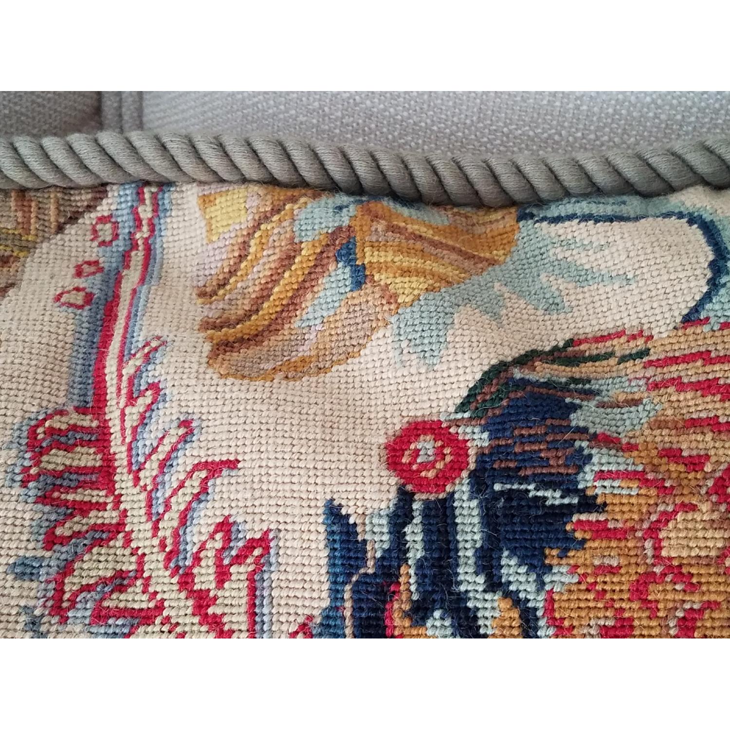 Needlepoint Tapestry Pillow - image-1
