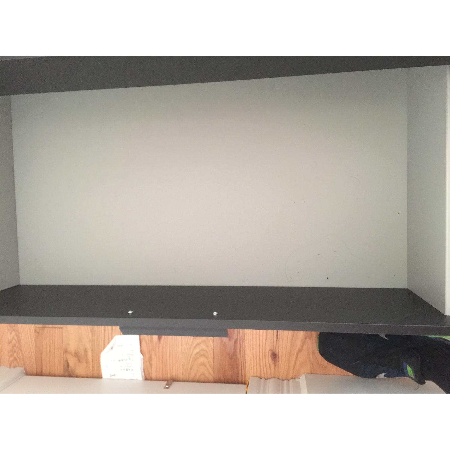 Ikea Queen Bed Frame w/ Drawers & Storage Headboard - image-2