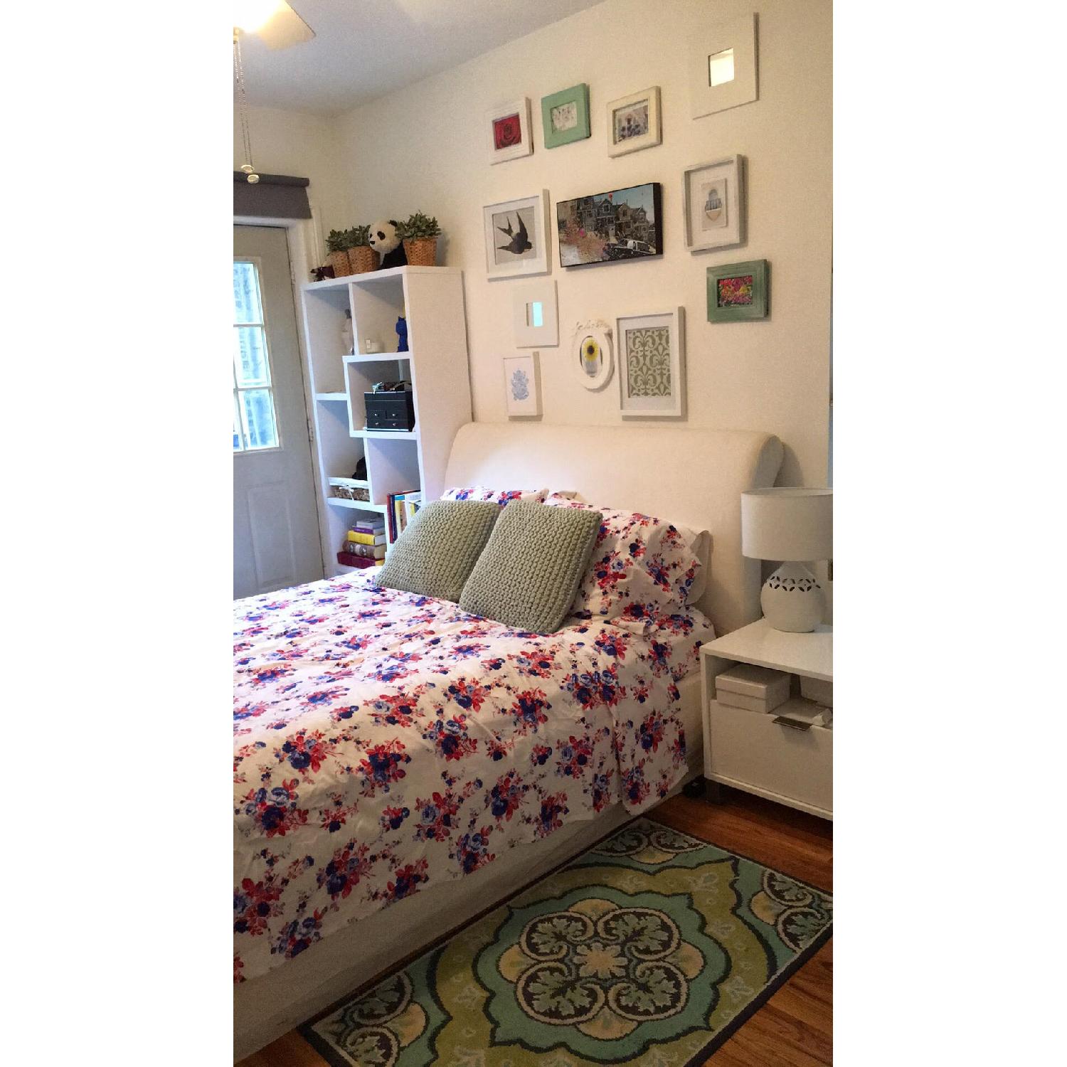 Ikea Queen Upholstered Bed Frame - image-1
