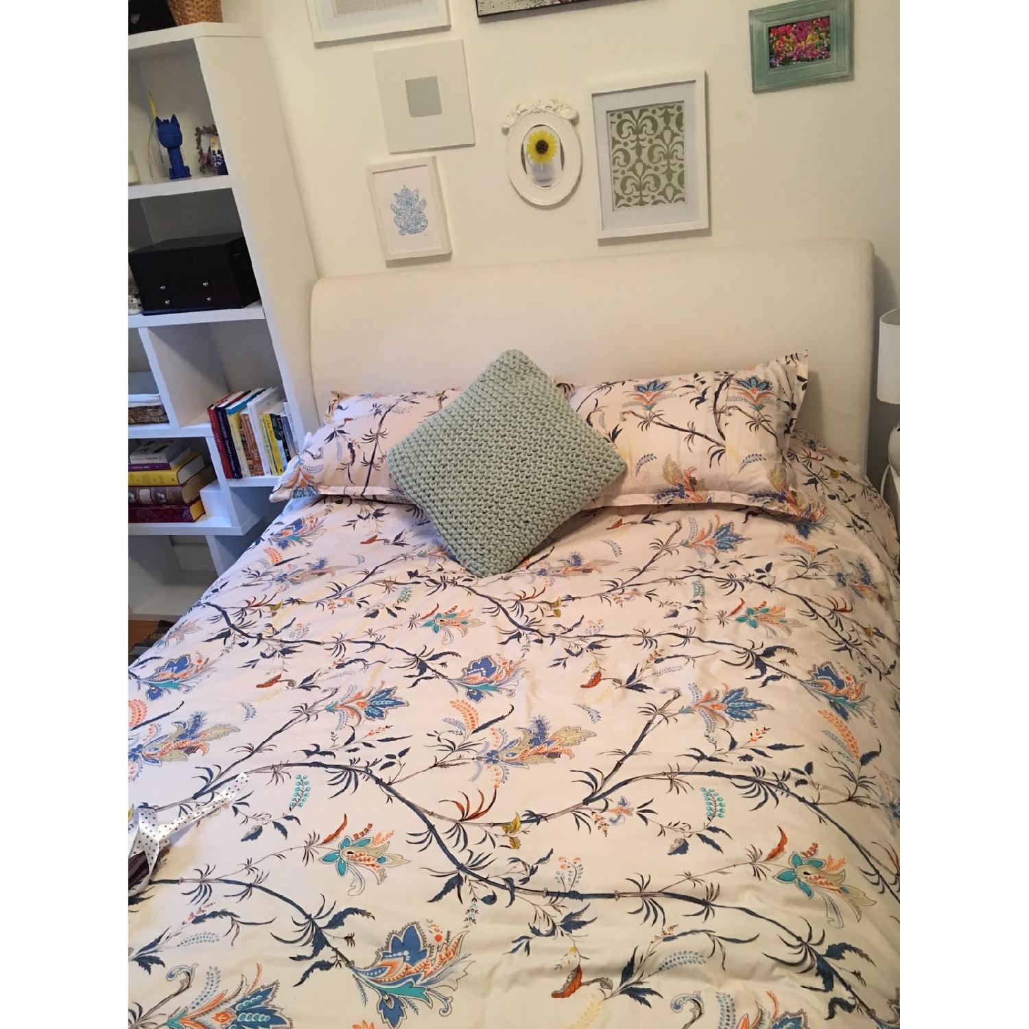 Ikea Queen Upholstered Bed Frame - image-2