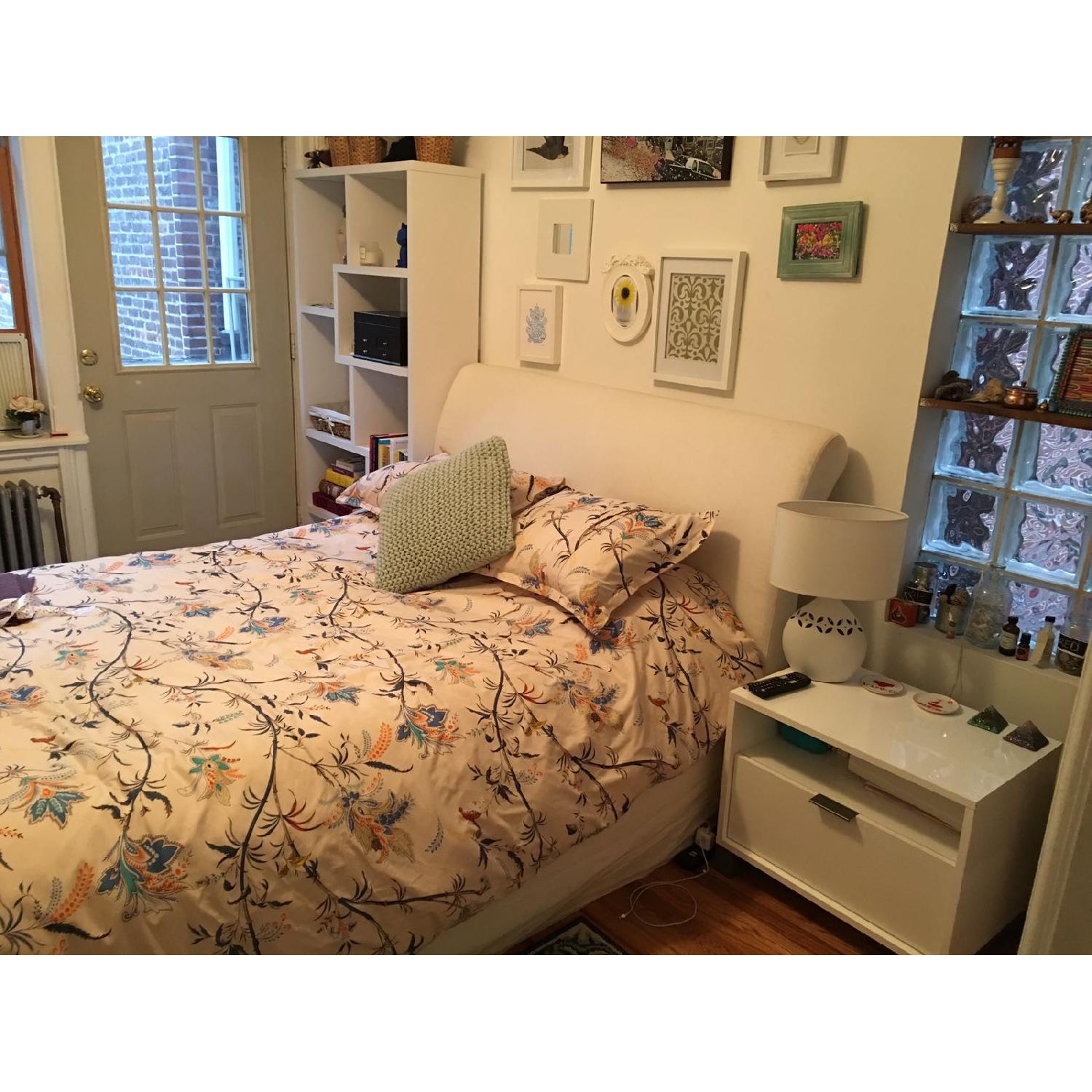 Ikea Queen Upholstered Bed Frame - image-3