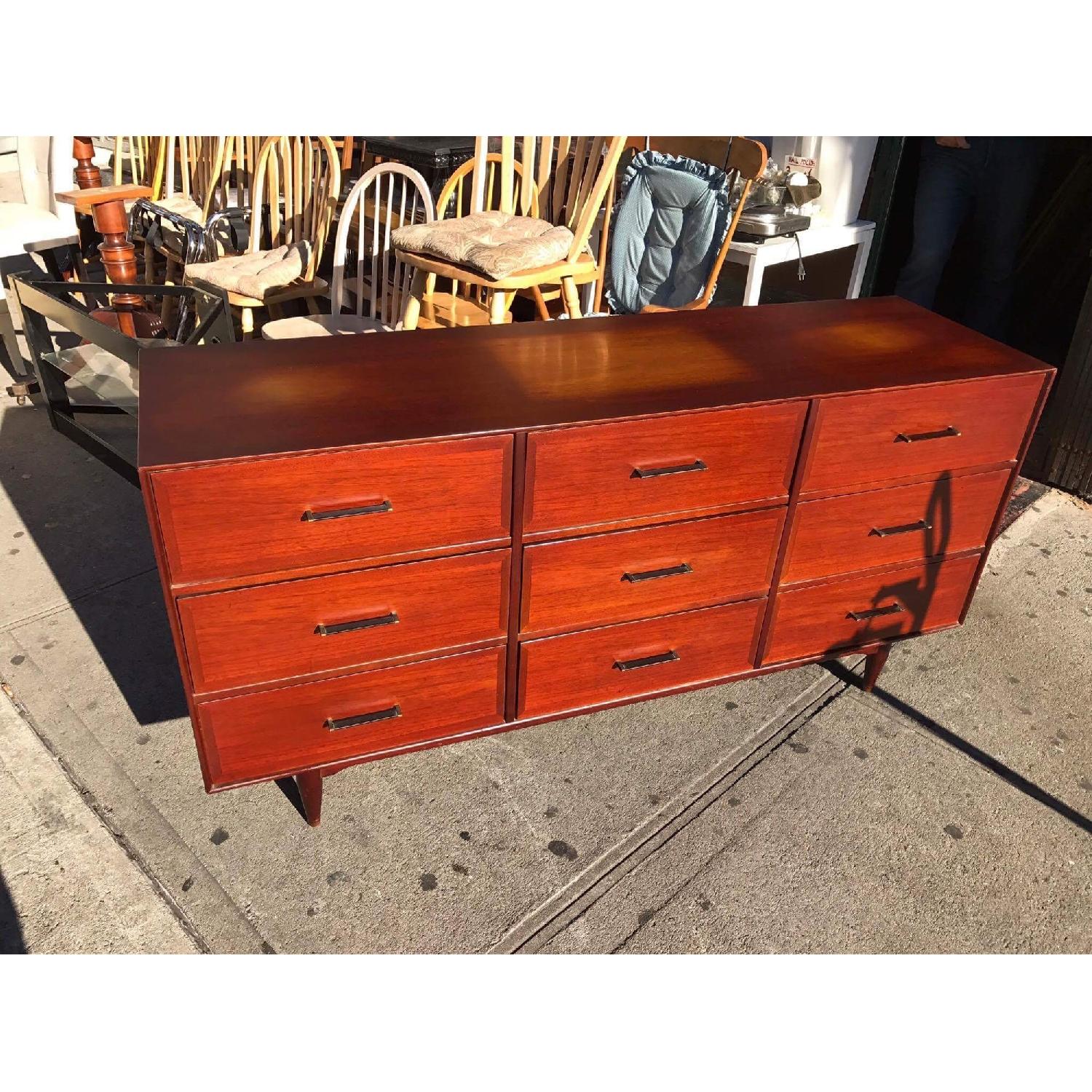 1950s Mid Century Ramseur Furniture Dresser - image-12