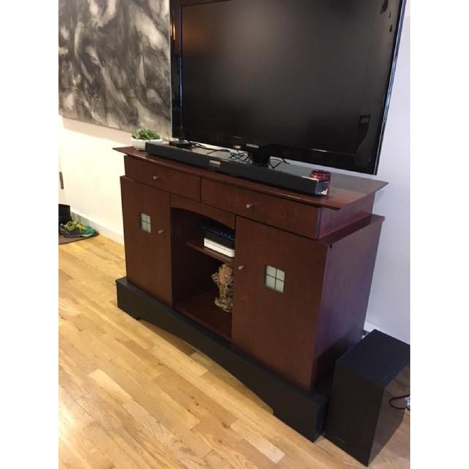 Cherry Wood Credenza/Buffet/Bar - image-5