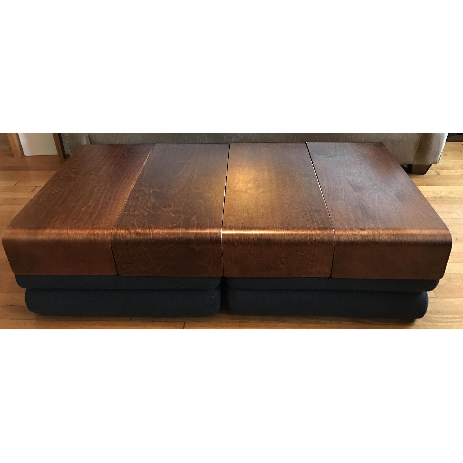 Design Within Reach Bingo Poufs w/ Removable Tray Tables - image-5