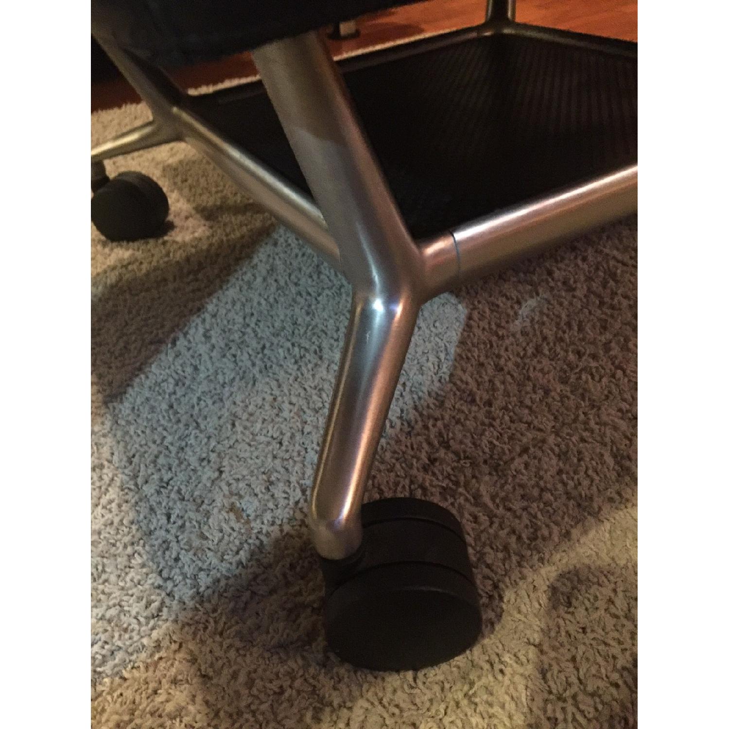 Keilhauer Black Leather Jet Lounge Armchair - image-5