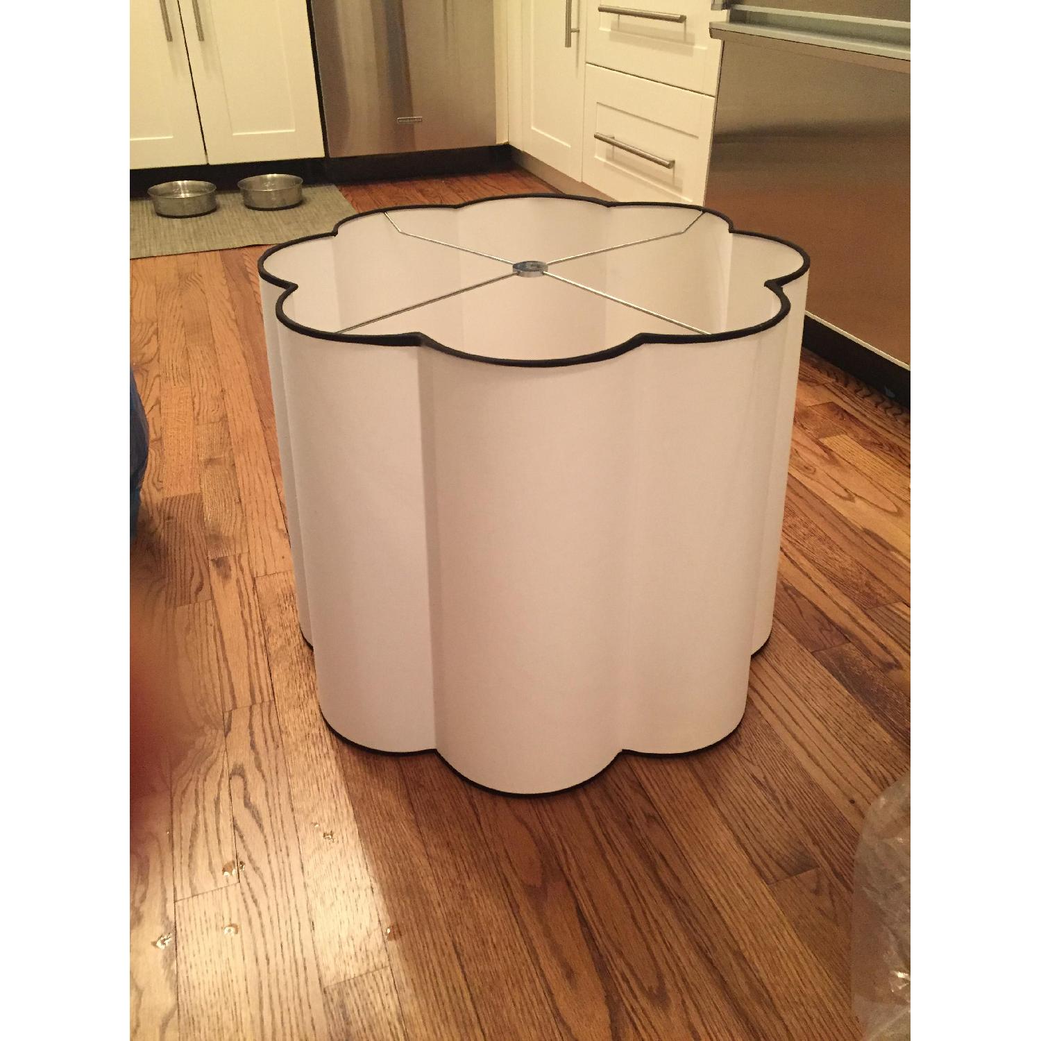 Robert Abbey 2135 Axis 3 Light Pendant in Blackened Nickel w/ Contrasting Trim - image-1