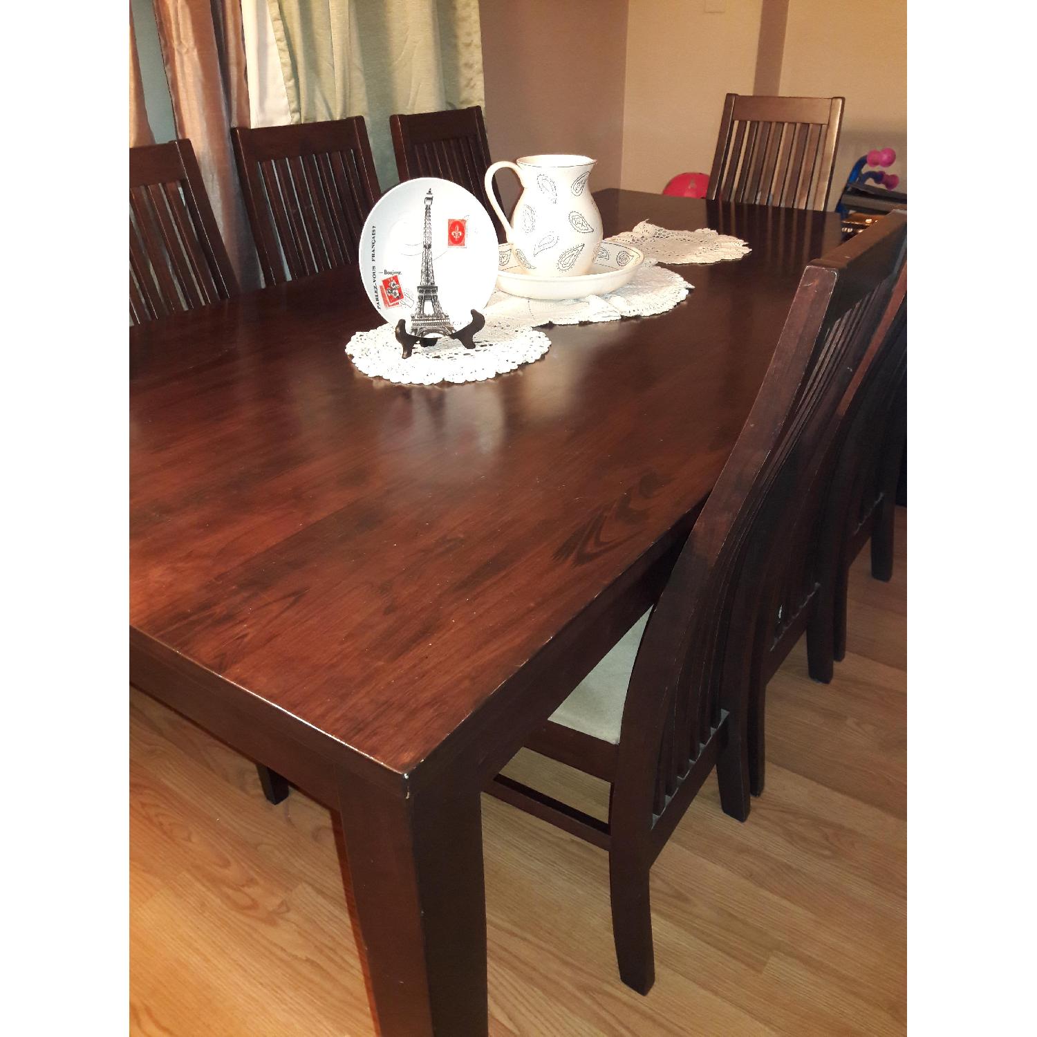 Gothic Craft 9 Piece Dining Set AptDeco