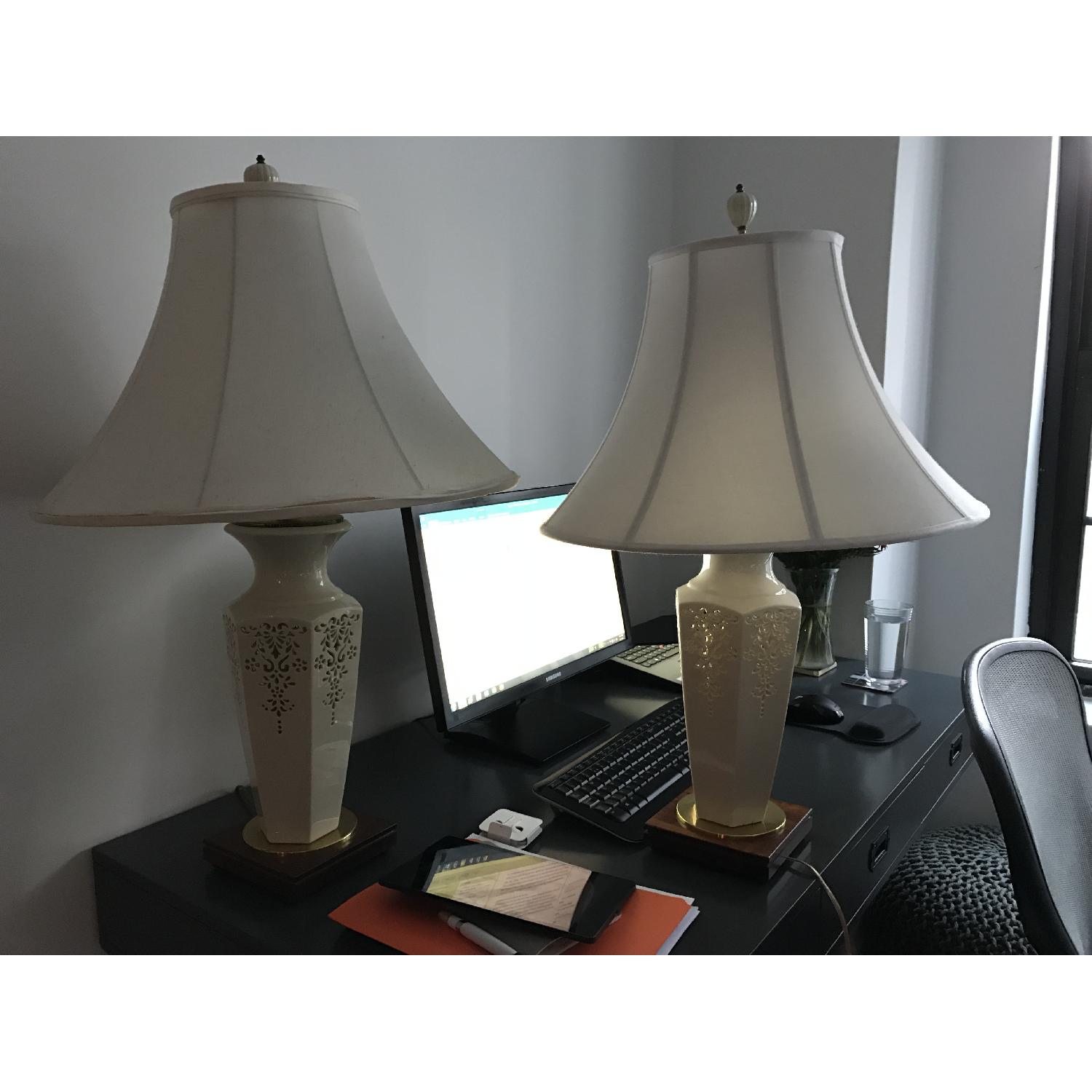 Lenox Renaissance Lace Table lamps - image-1