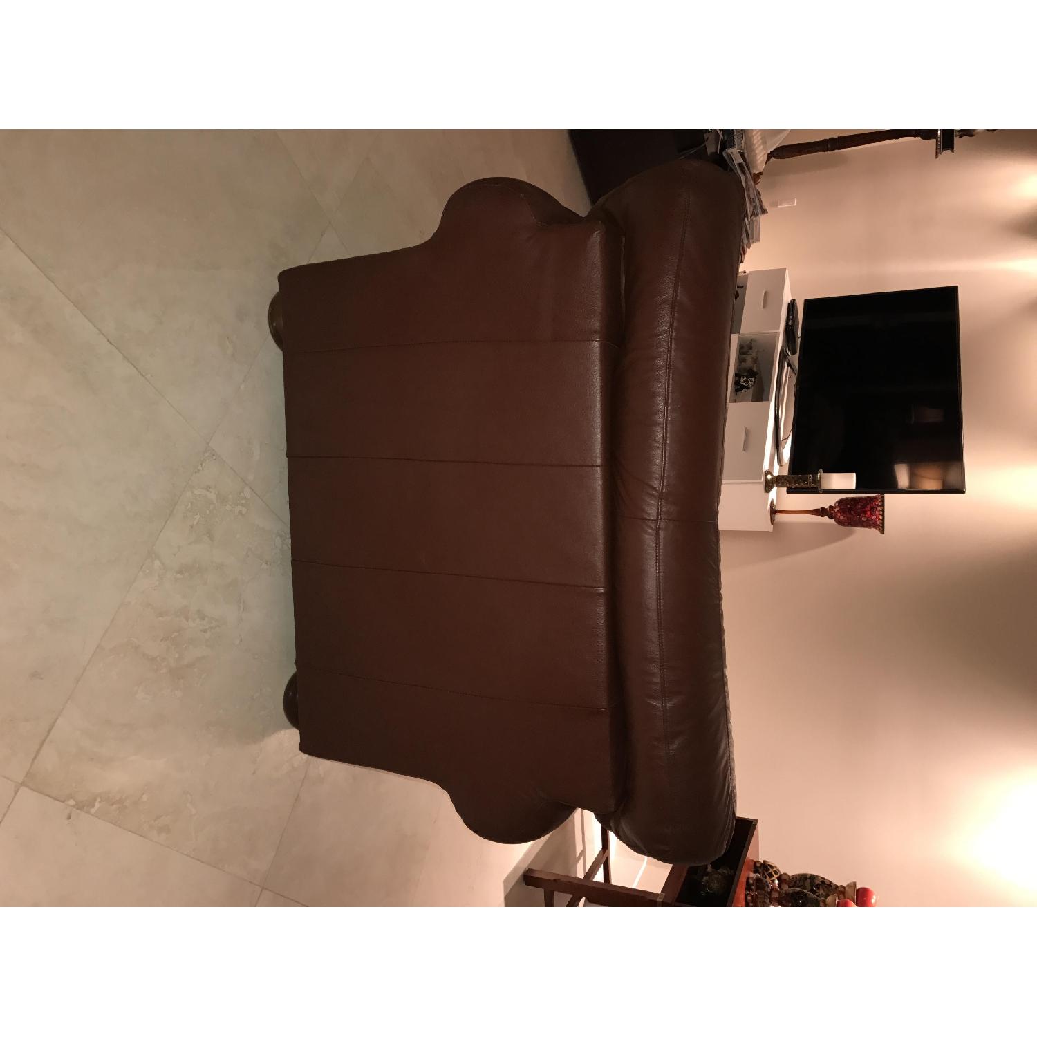 The Bombay Company Club Arm Chair & Ottoman - image-4