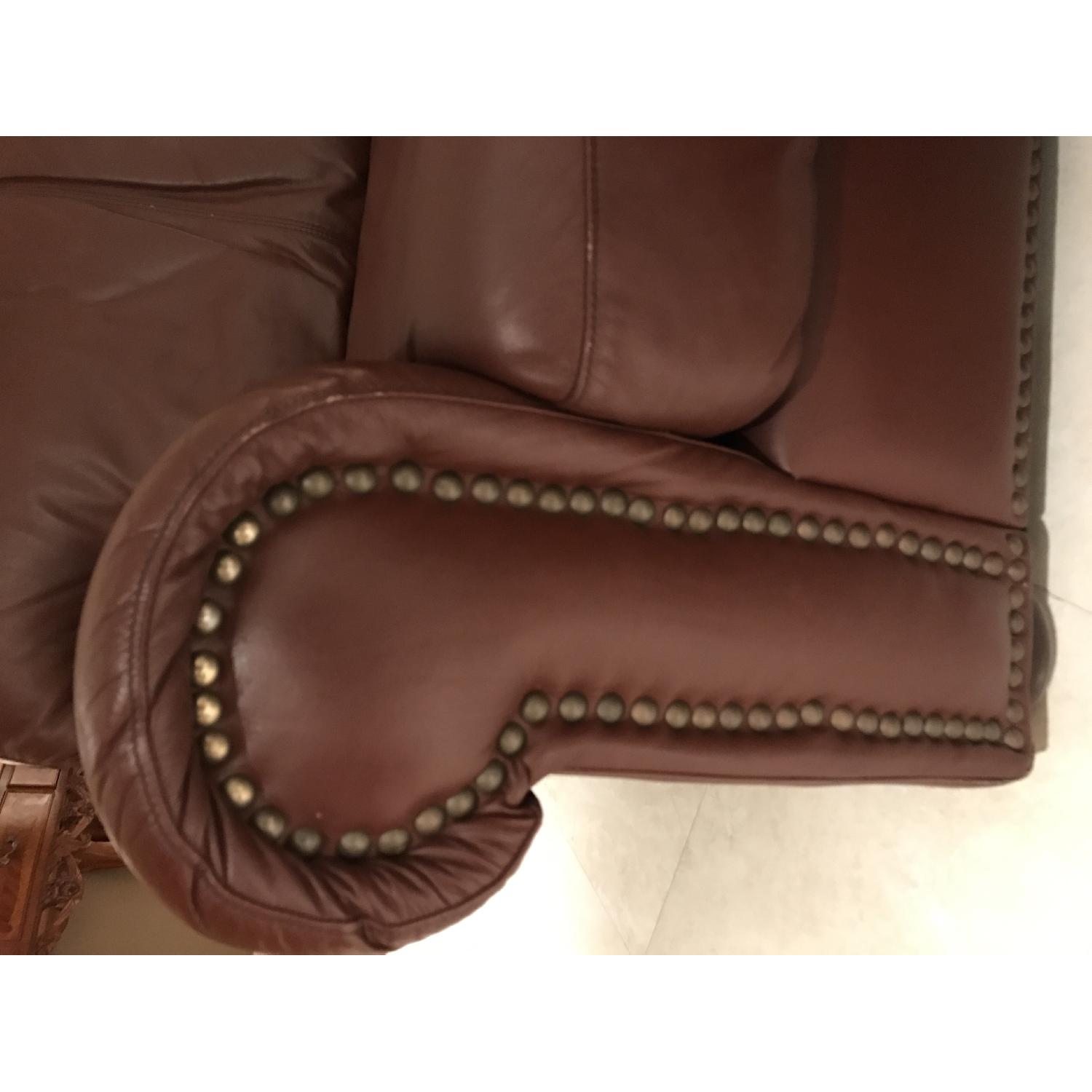 The Bombay Company Club Arm Chair & Ottoman - image-6
