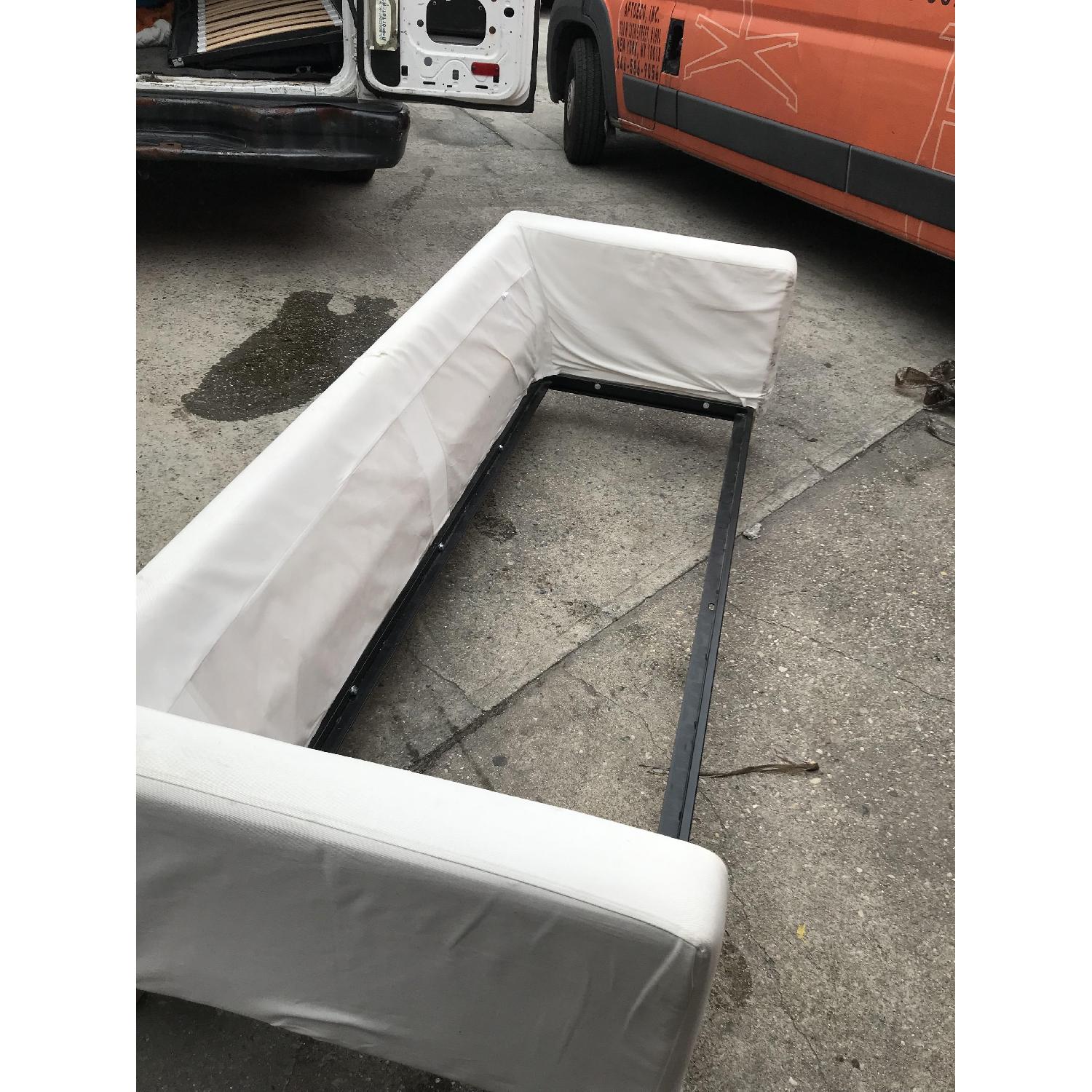 Ikea Karlstad Sofa in White - image-1