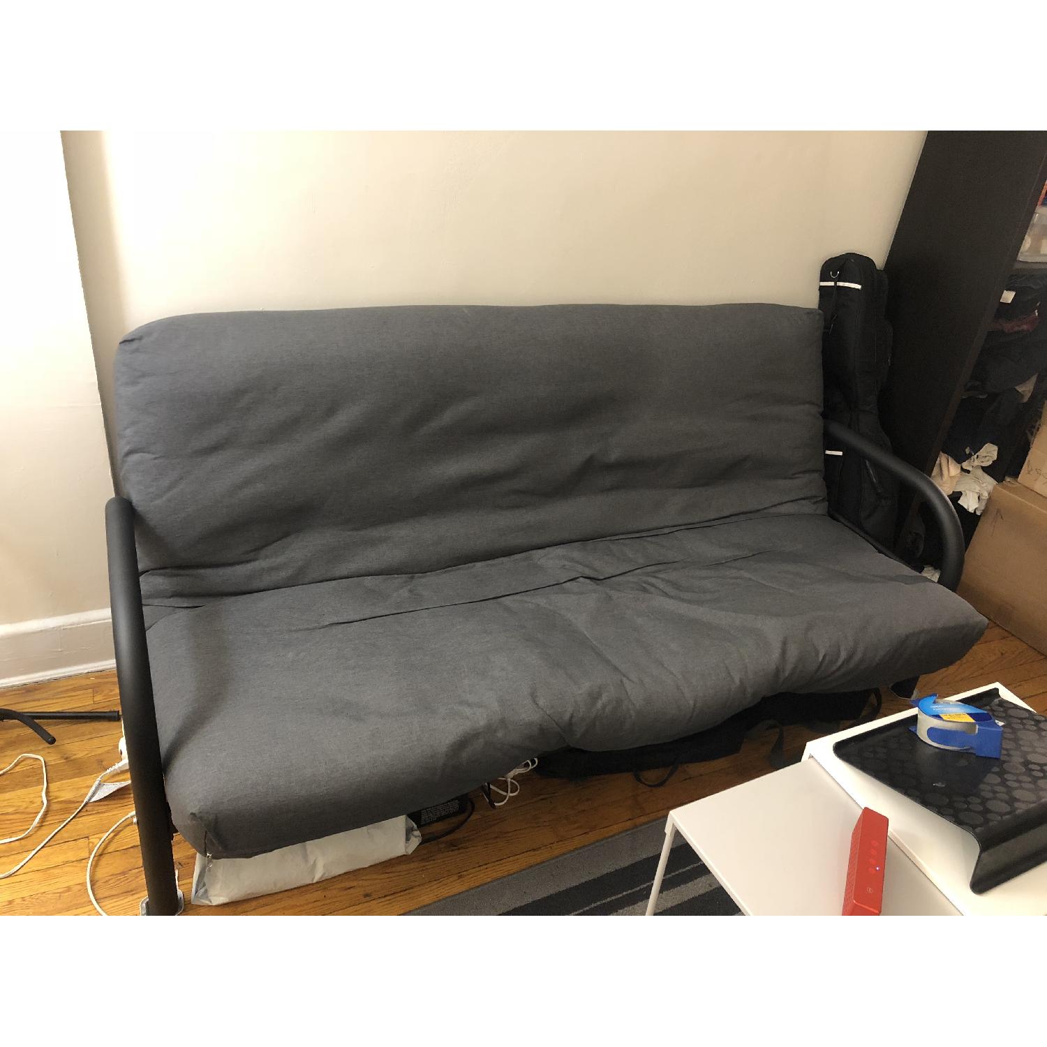 Coaster Fine Furniture Black Metal Frame Futon - image-1