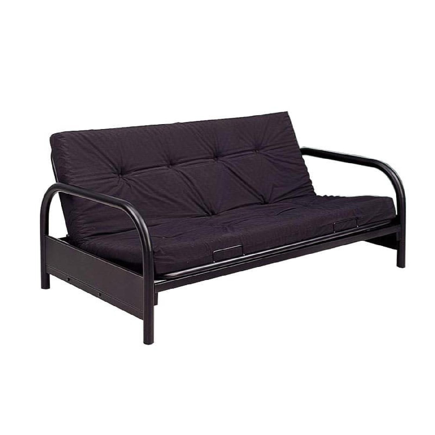 Coaster Fine Furniture Black Metal Frame Futon - image-0