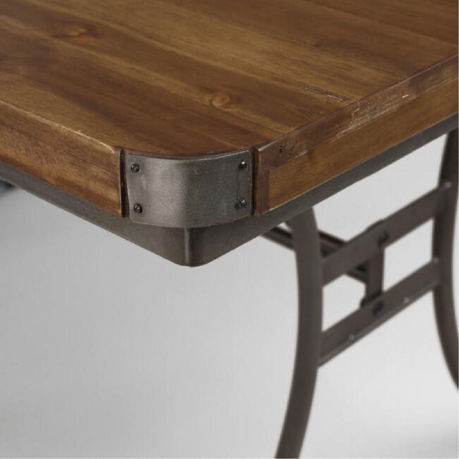 Jackson Wood Table w/ Modern Metal Base - image-3