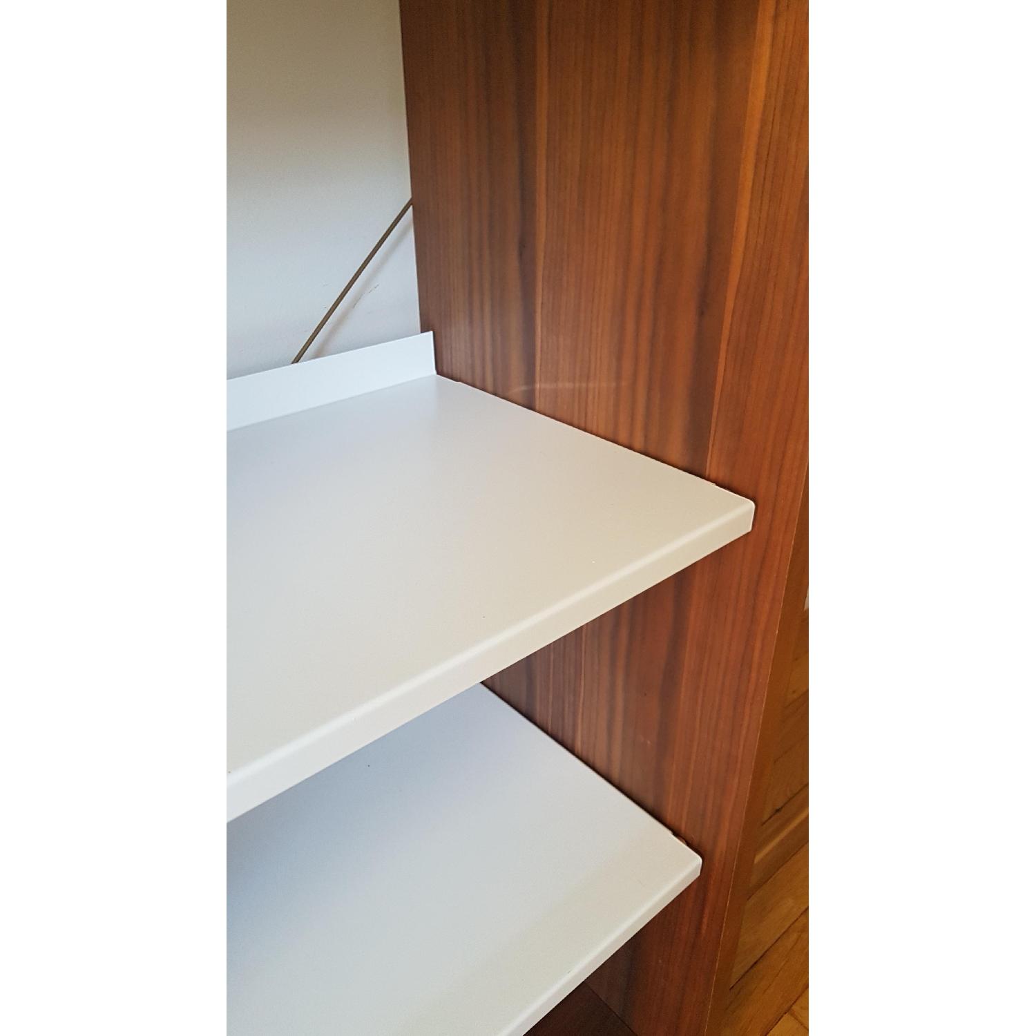 Blu Dot Wooden Frame Shelf Unit w/ Metallic Shelves AptDeco