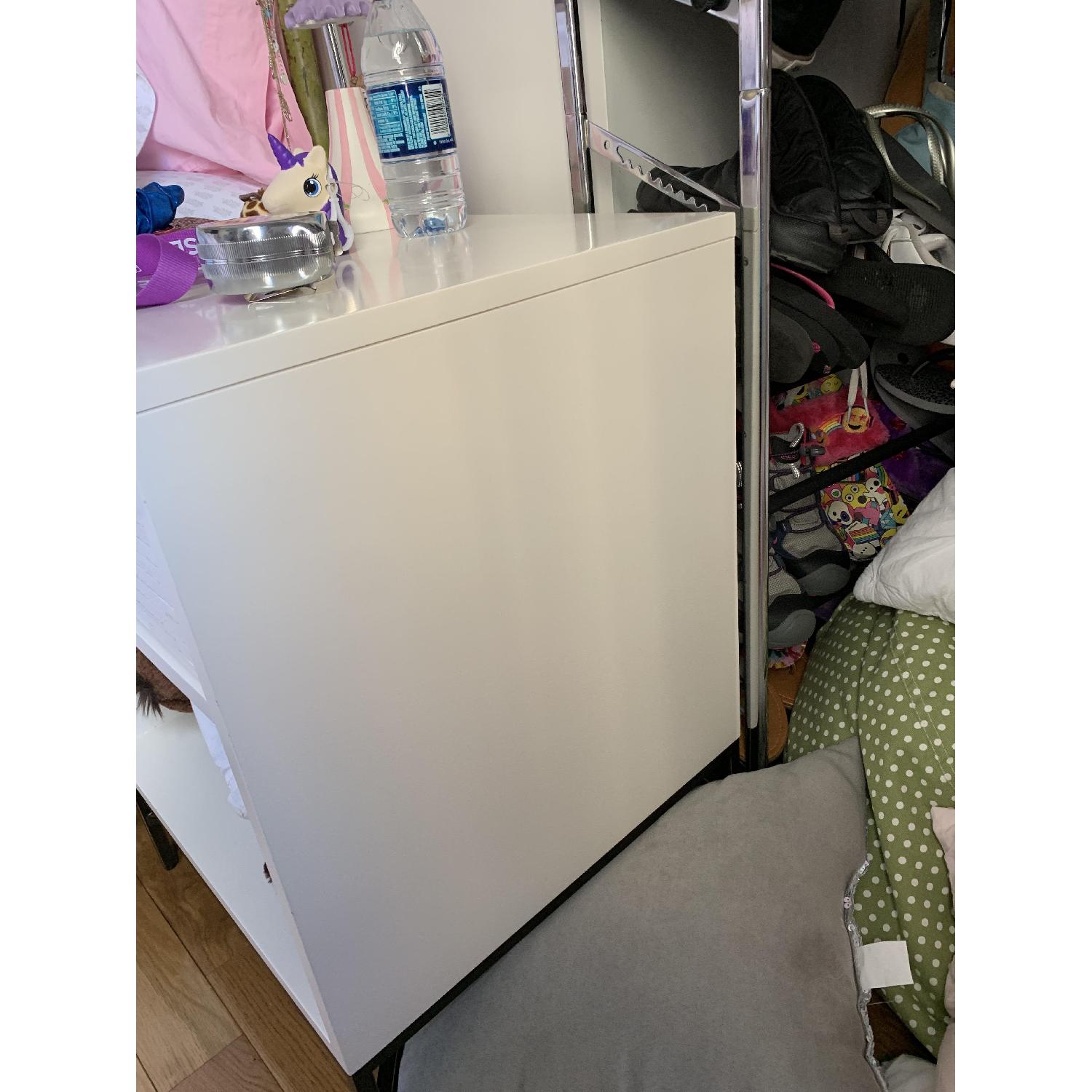 West Elm Wood Tiled Nightstand - image-2