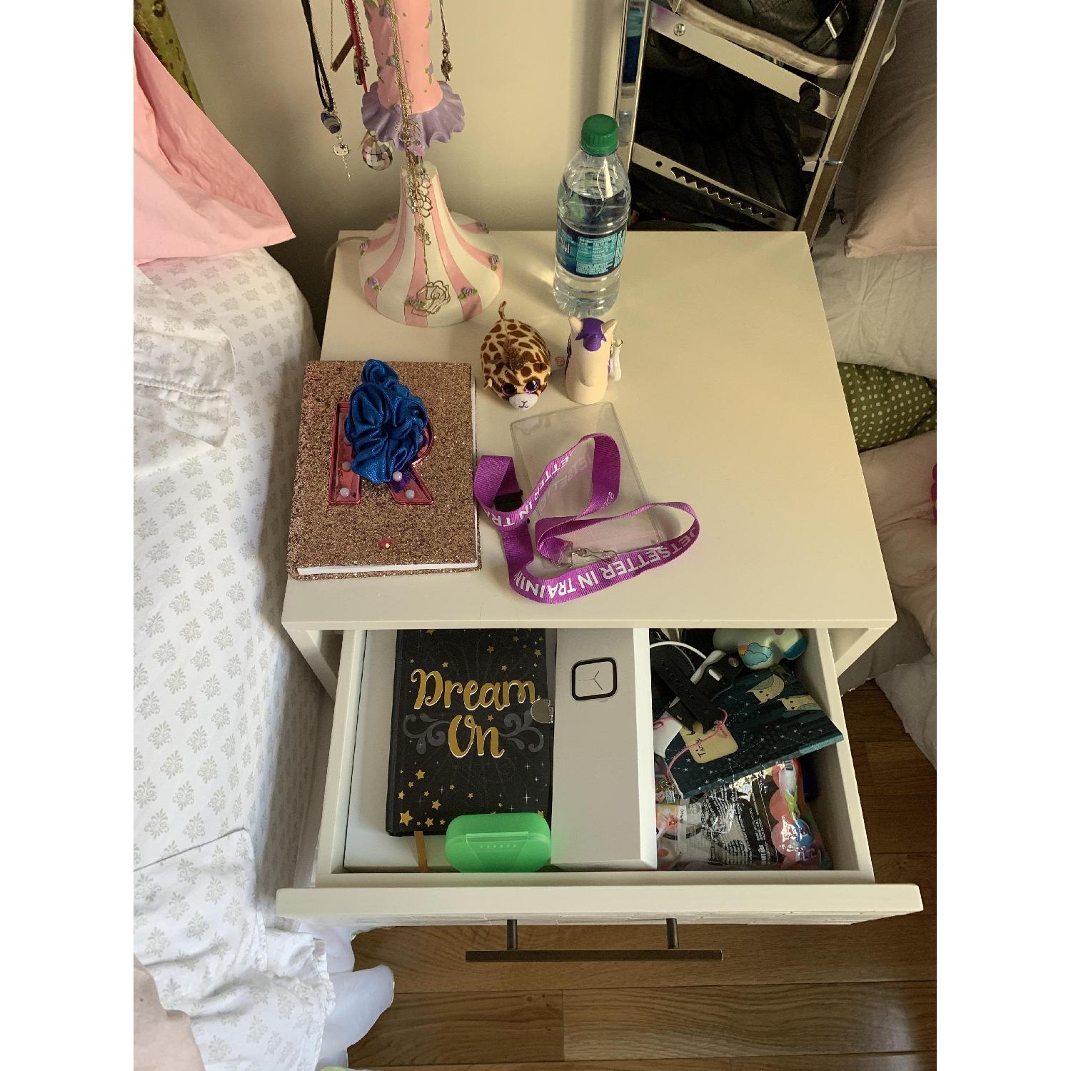 West Elm Wood Tiled Nightstand - image-3