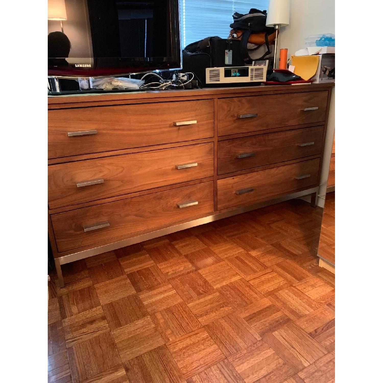 Room & Board Linear Six Drawer Dresser - image-1