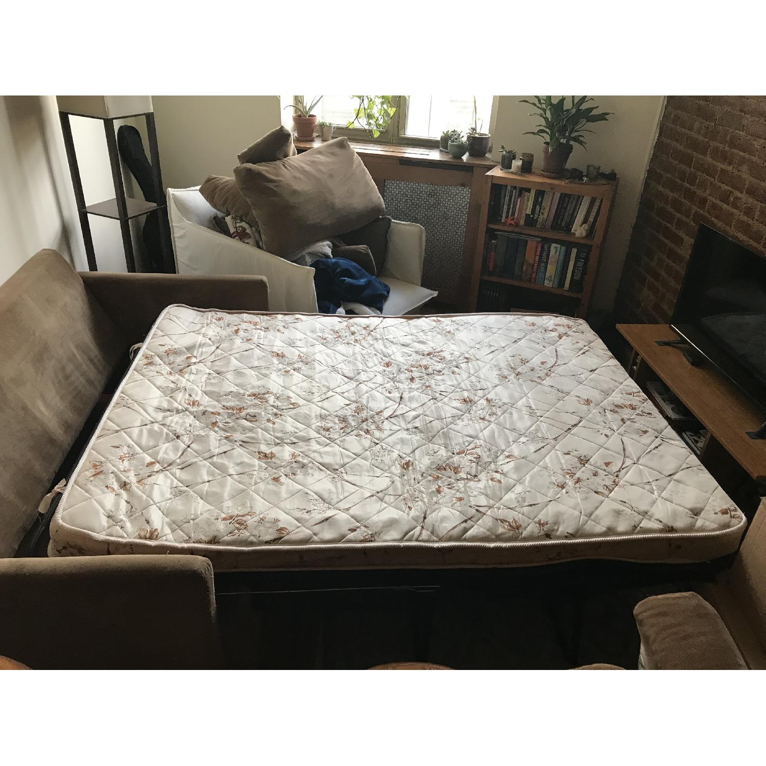 Jennifer Convertibles Full Size Sleeper Loveseat - image-1