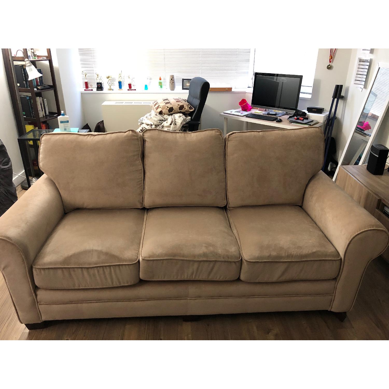 Bob's Maggie II Tan Sofa - image-1