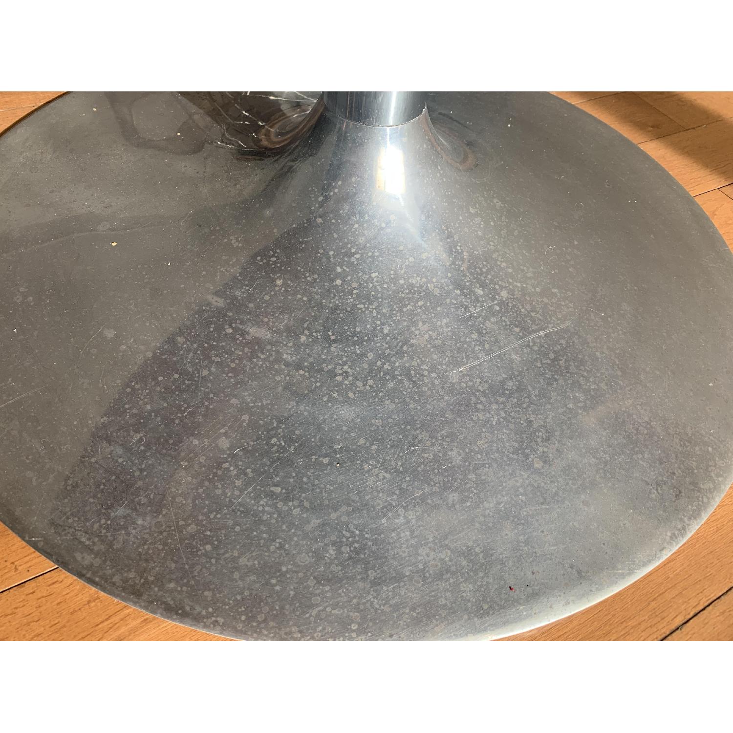 Room & Board Wood Top/ Stainless Steel Base Dining Table - image-5