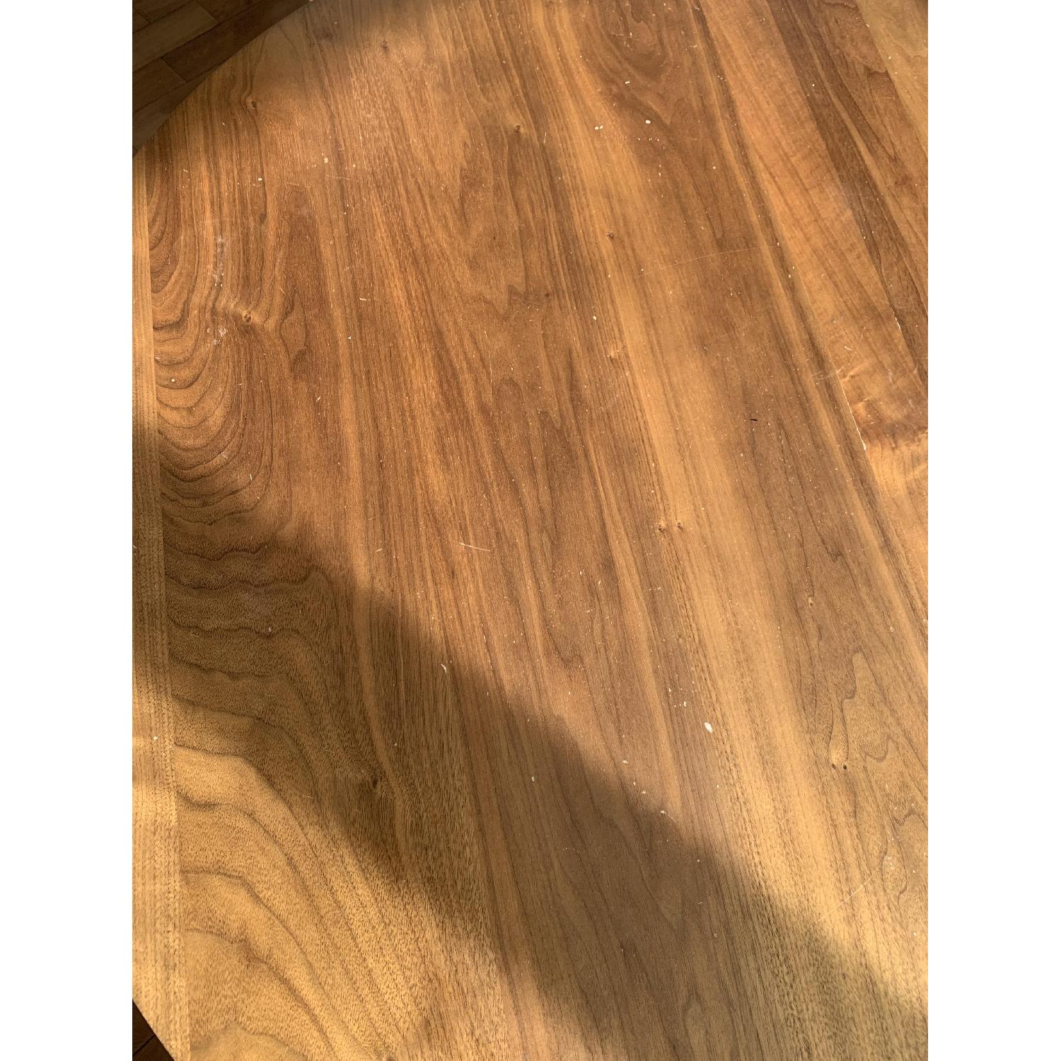 Room & Board Wood Top/ Stainless Steel Base Dining Table - image-6