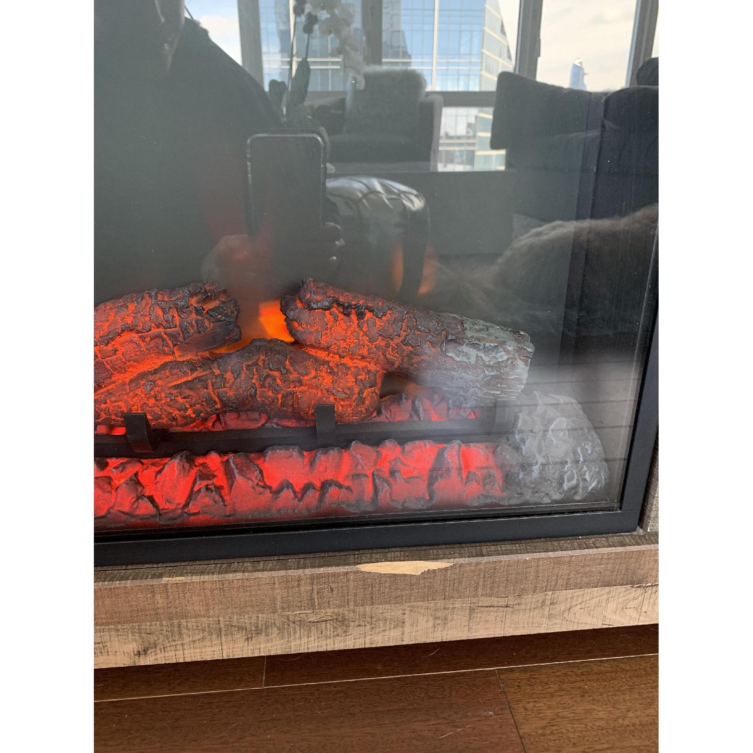 Ashley Trinell Entertainment Unit w/ Fireplace - image-4