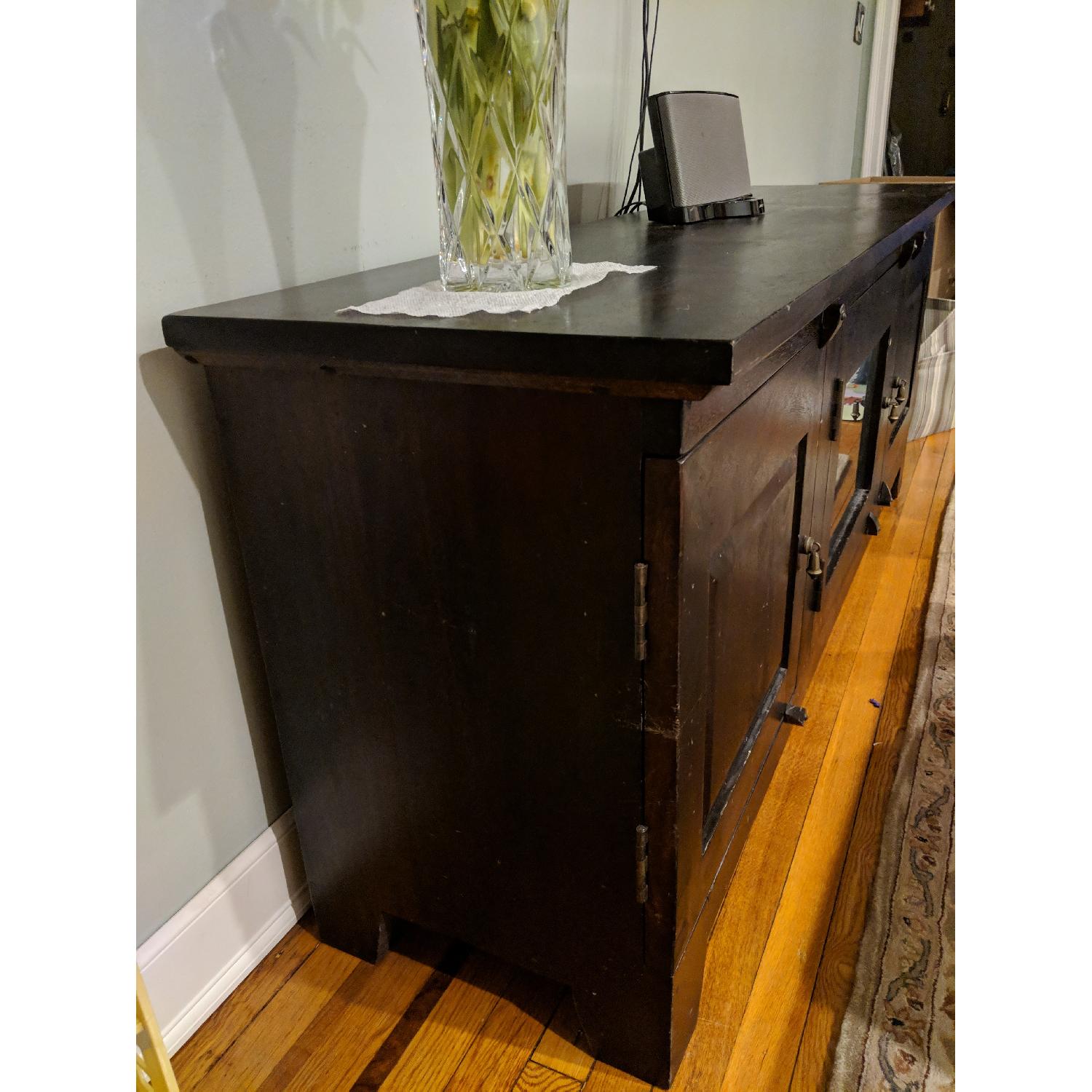 Crate & Barrel Basque Java Media Console - image-1