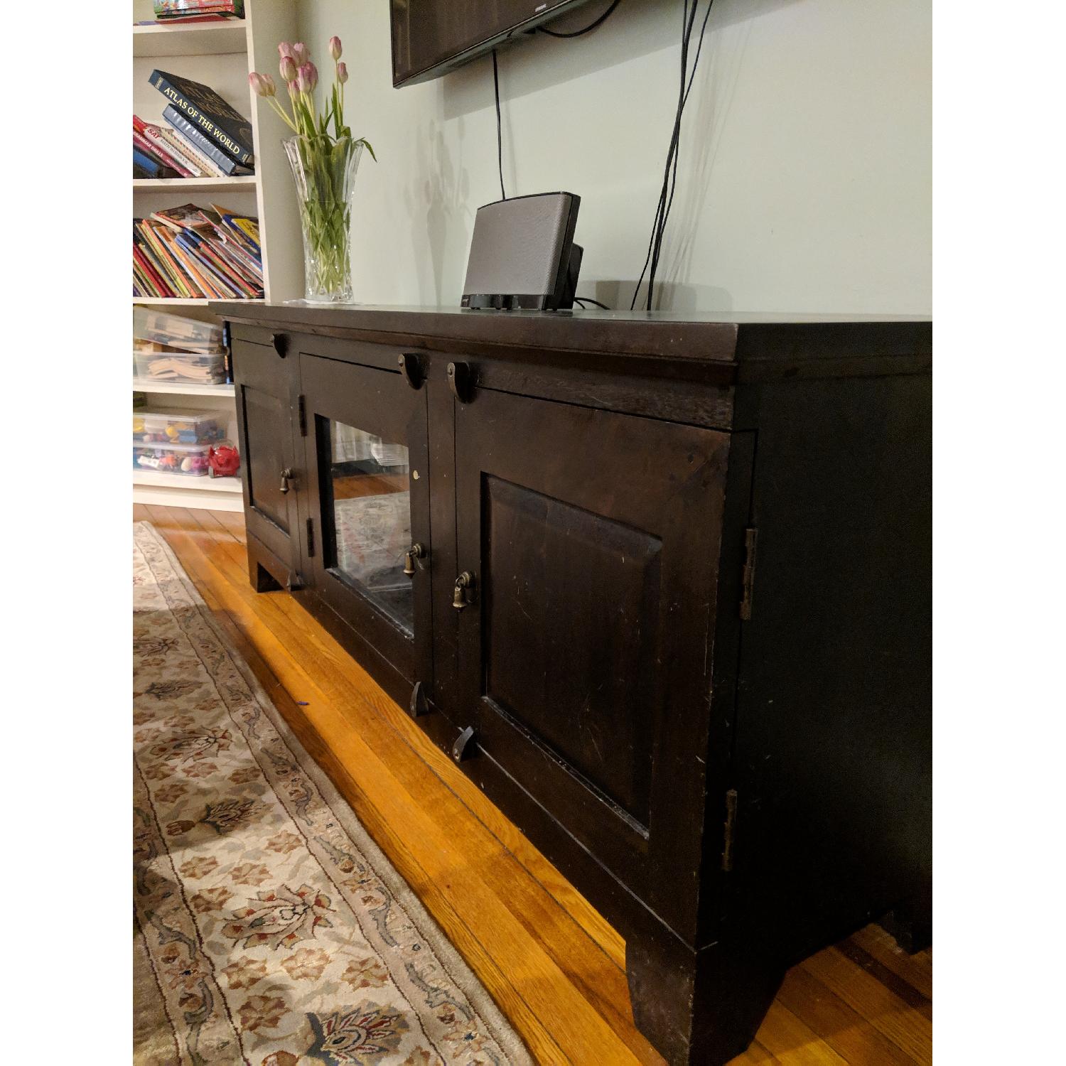 Crate & Barrel Basque Java Media Console - image-2