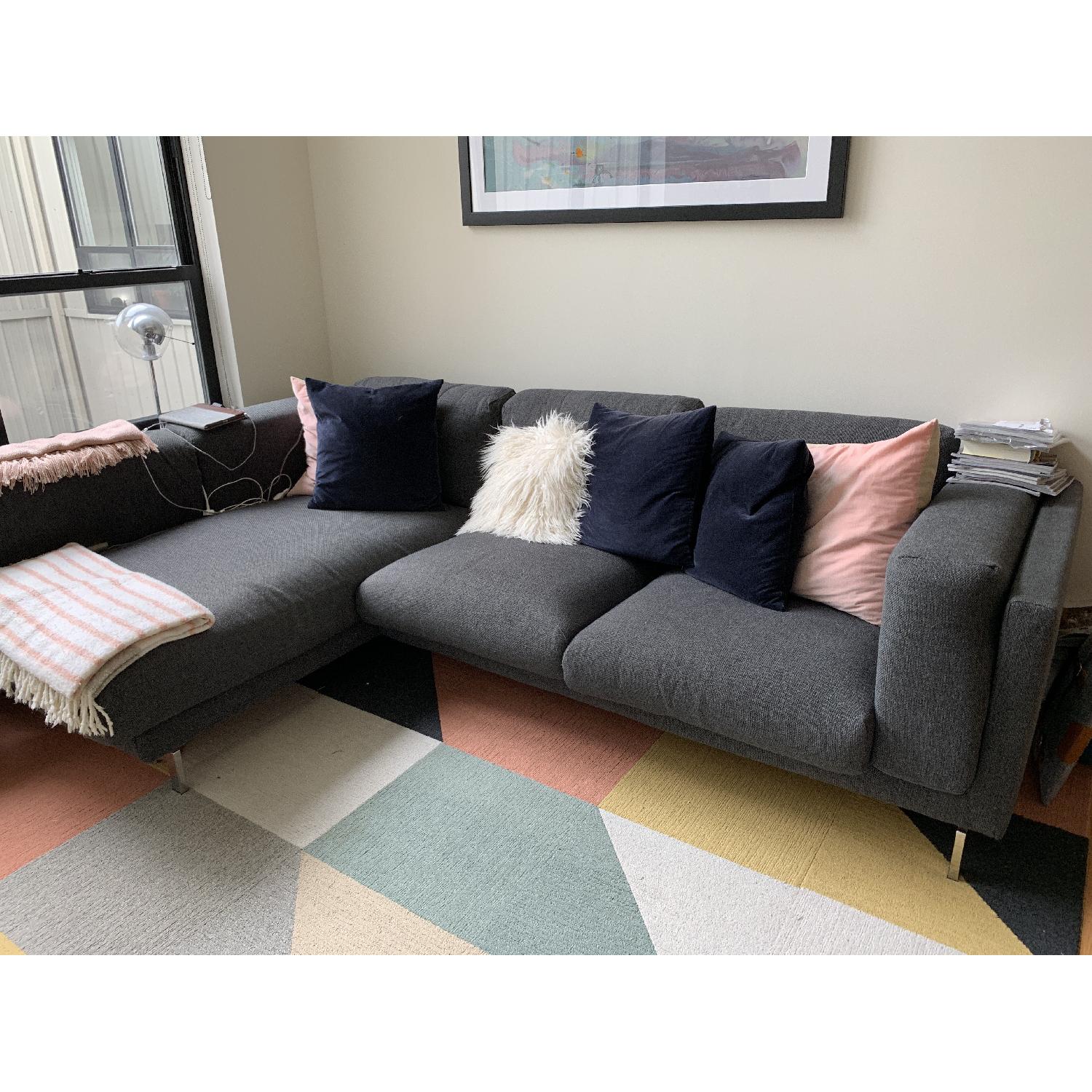 Ikea Nockeby LShape Sectional Sofa AptDeco