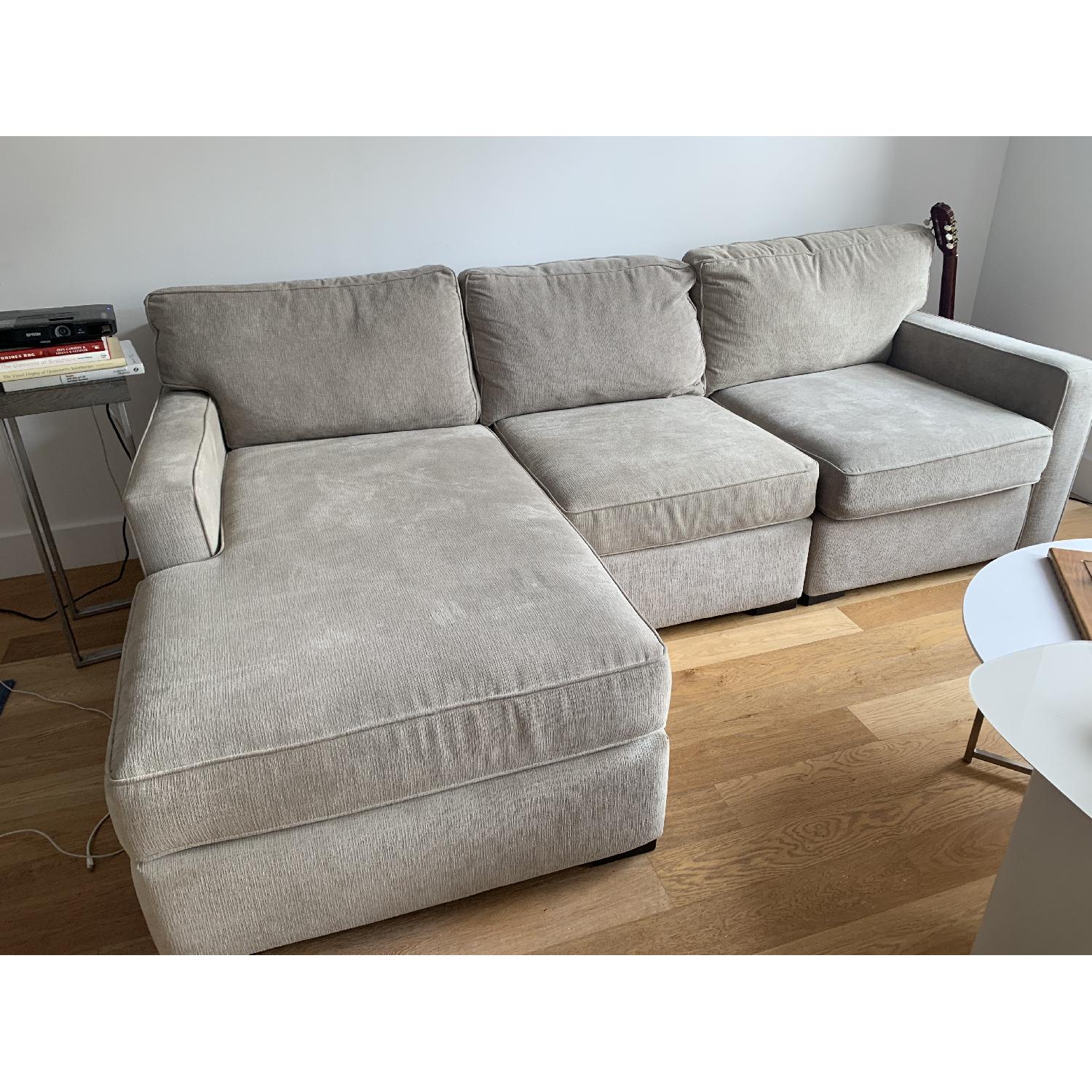 Macy's Radley Fabric Chaise Sectional Sofa - image-3