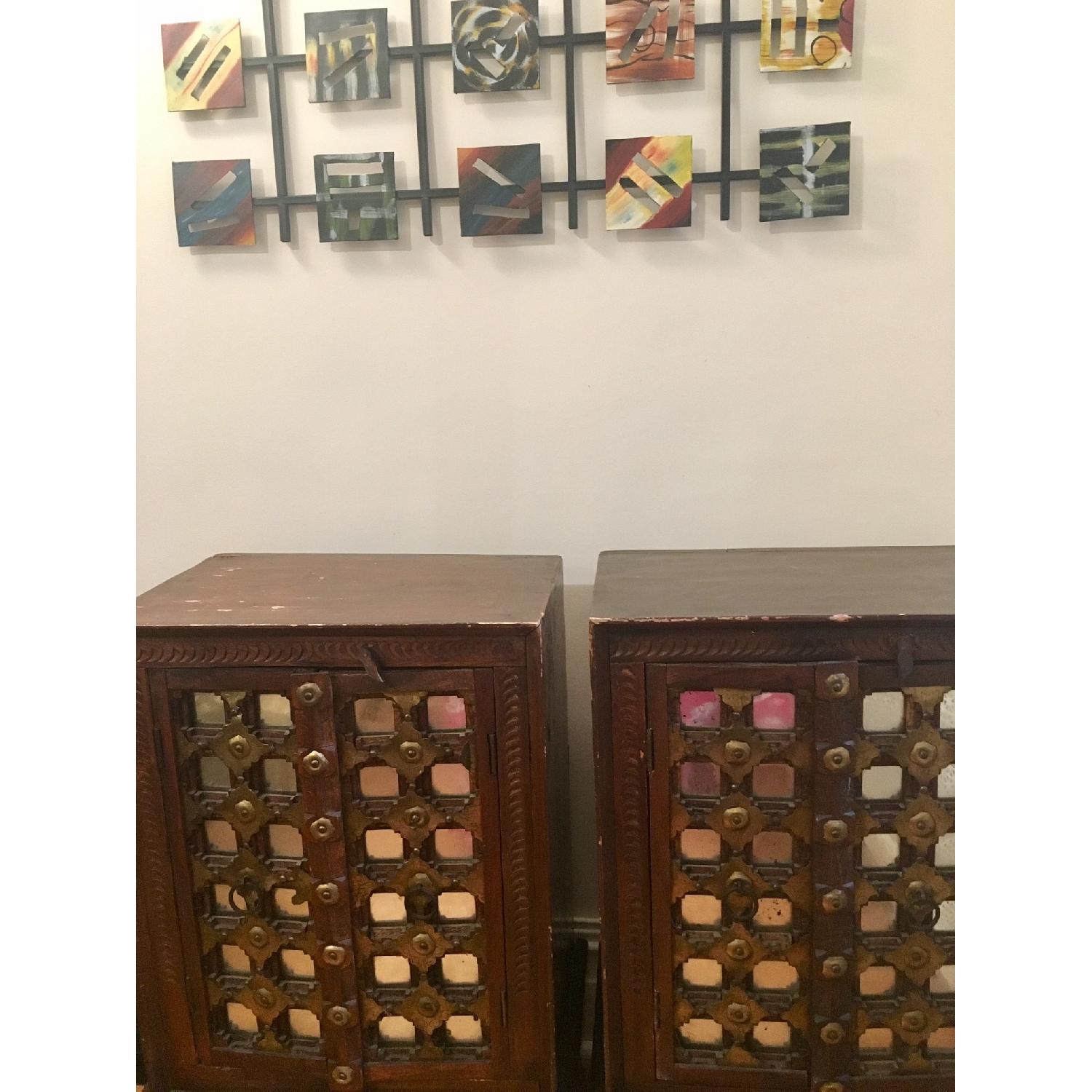 Vintage Indian Nightstands/Chests - image-2