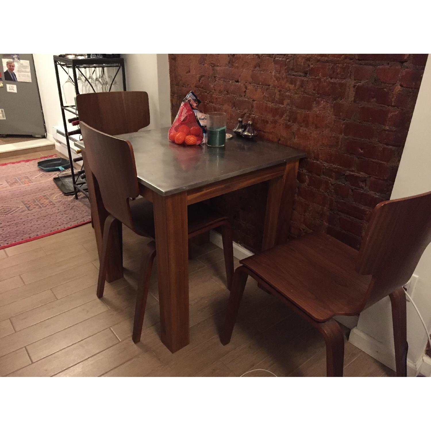 West Elm Dining Table w/ 4 Chairs - AptDeco