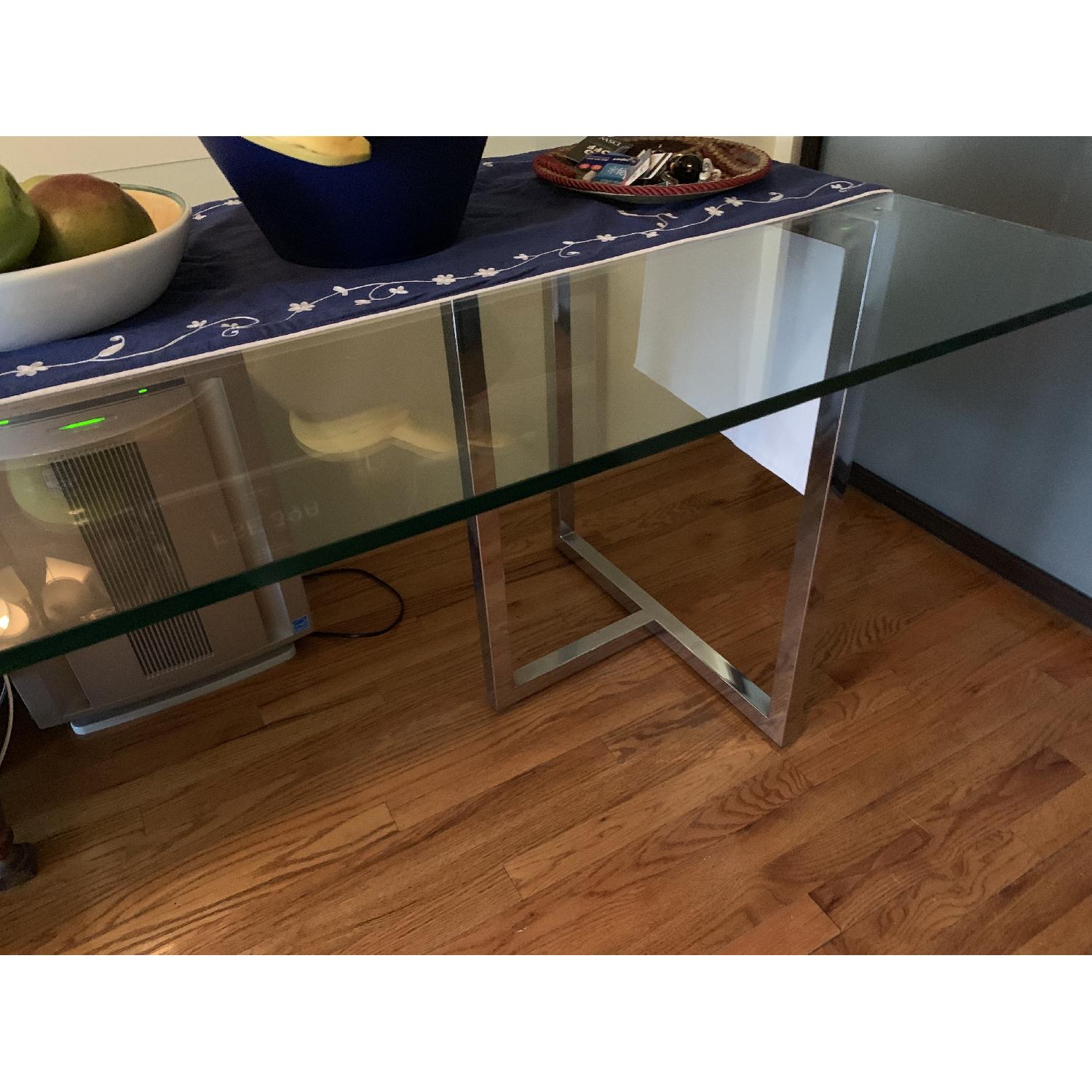 CB2 Rectangle Glass Dining Table - image-2