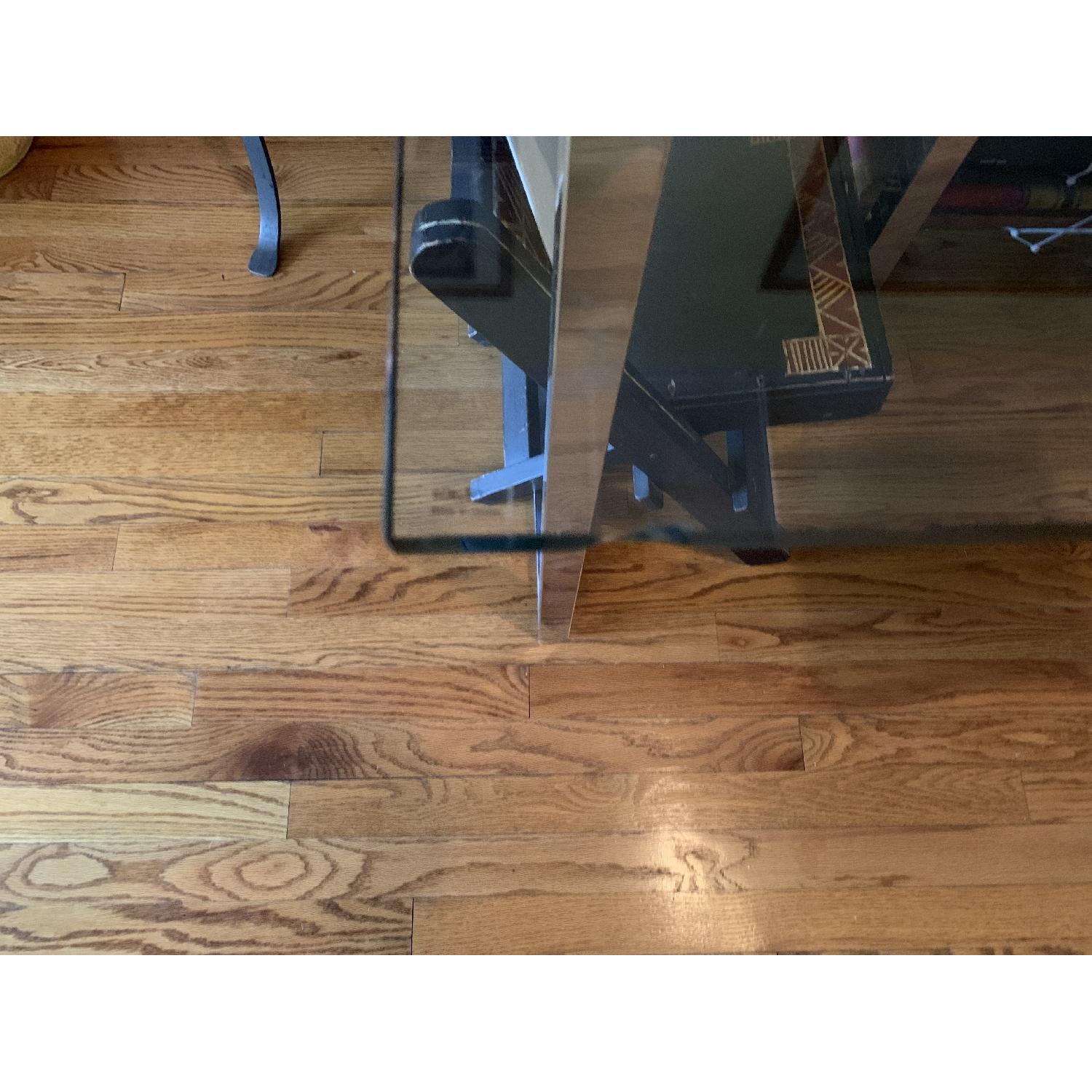 CB2 Rectangle Glass Dining Table - image-3