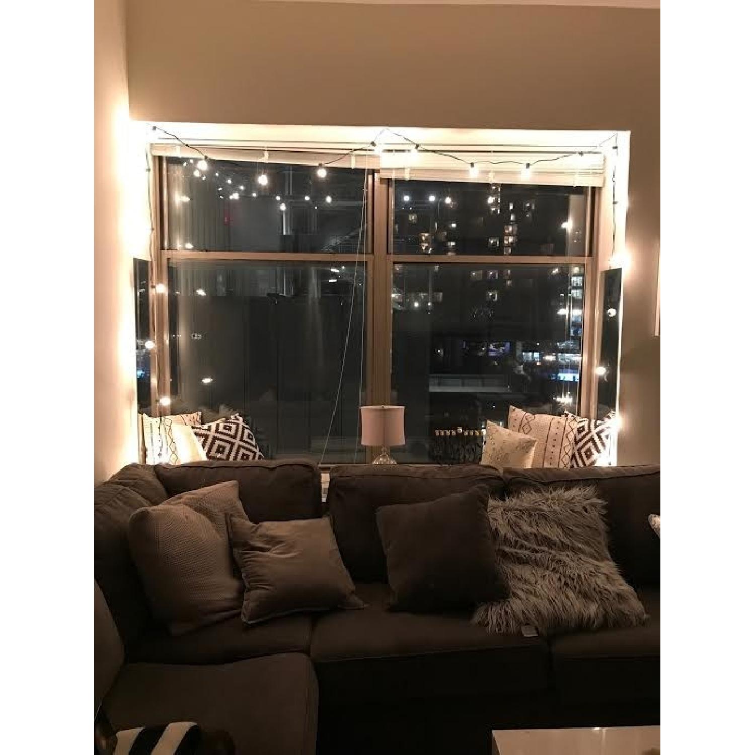 Ashley Grey Chenille 3 Piece Sectional Sofa - image-3