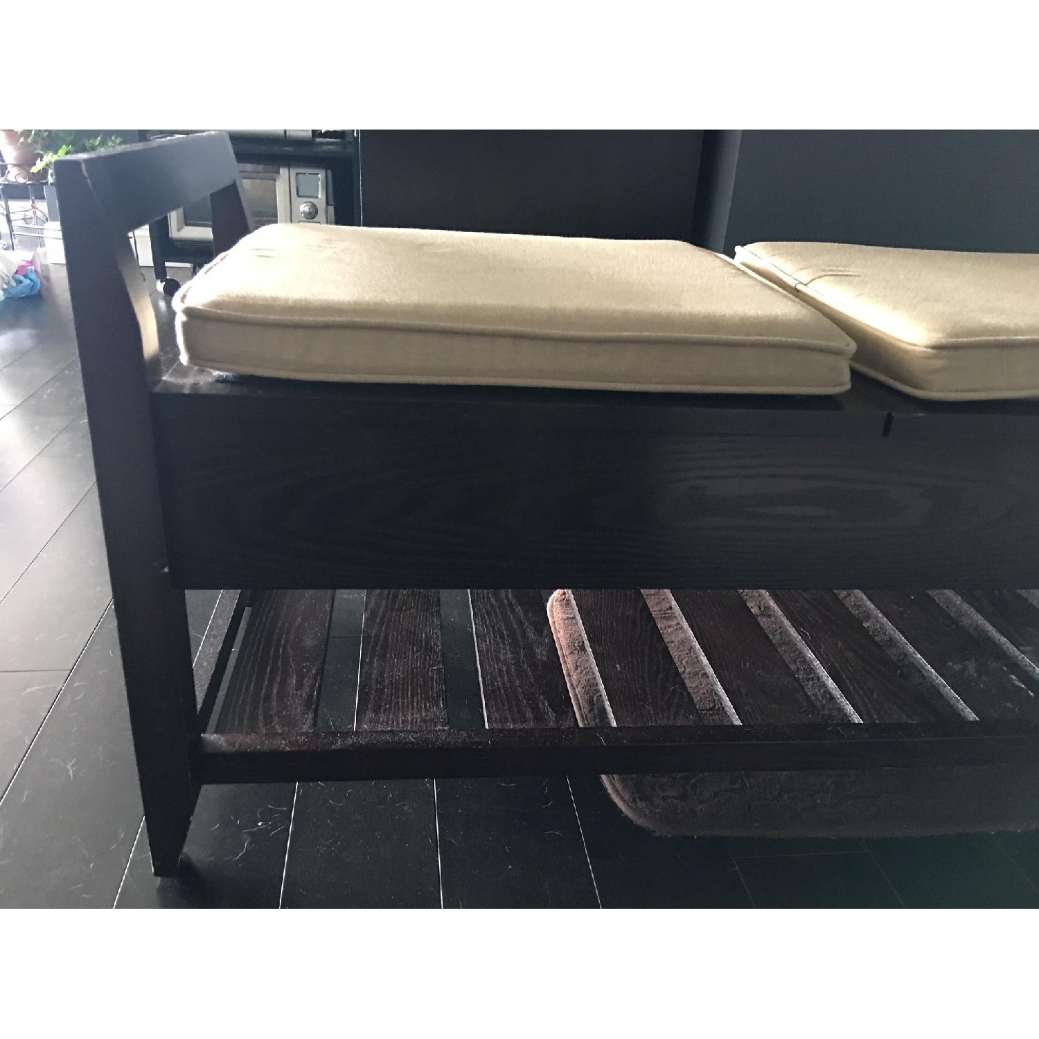 Crate & Barrel Entryway Bench w/ Storage AptDeco